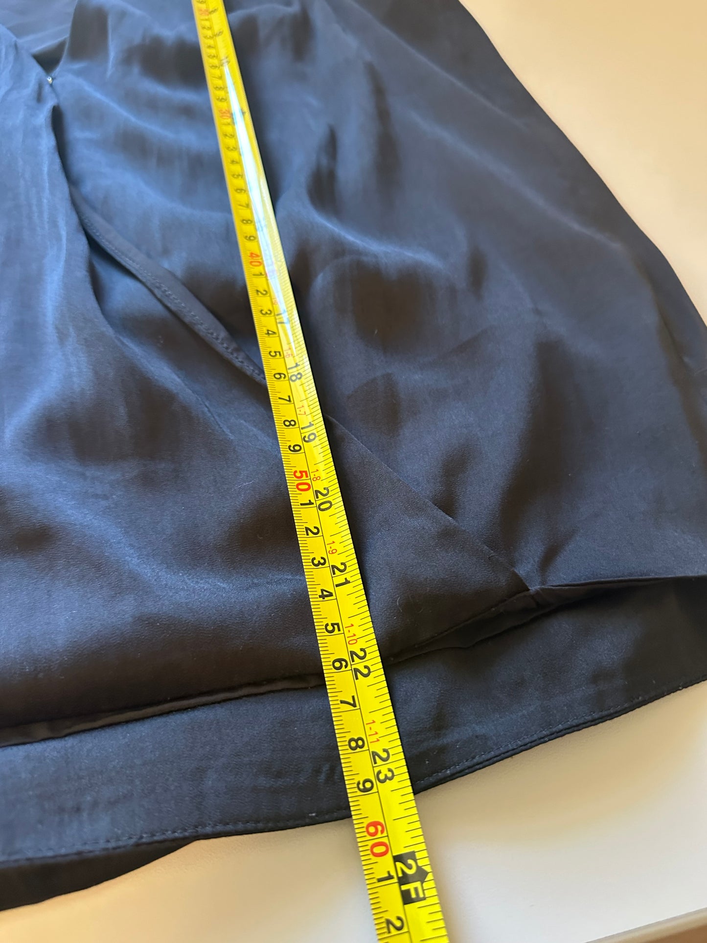 Tart Black Draped Wrap Tank Top | Size Small
