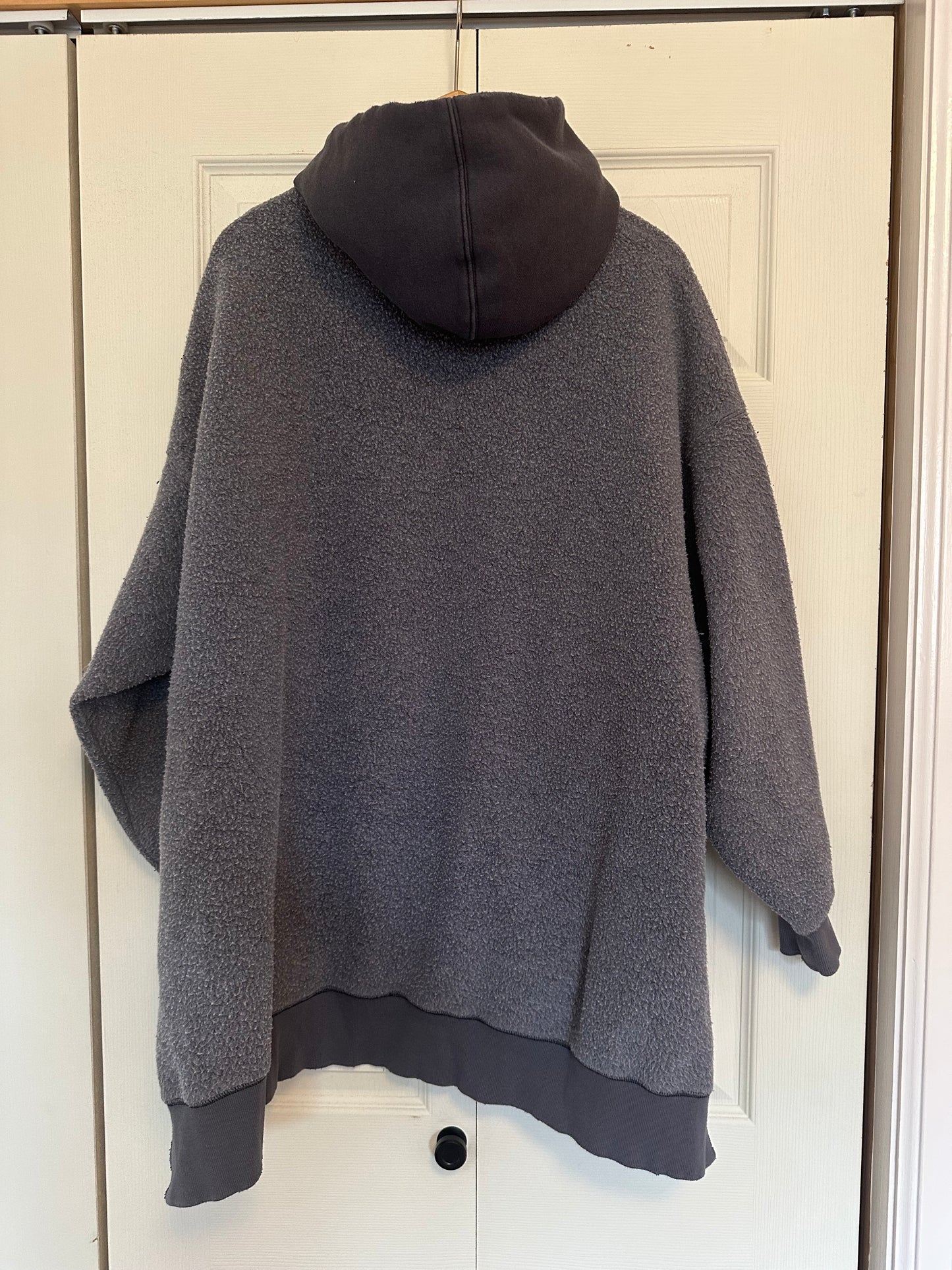We The Free Trademark High/Low Hoodie in Charcoal - Size XS
