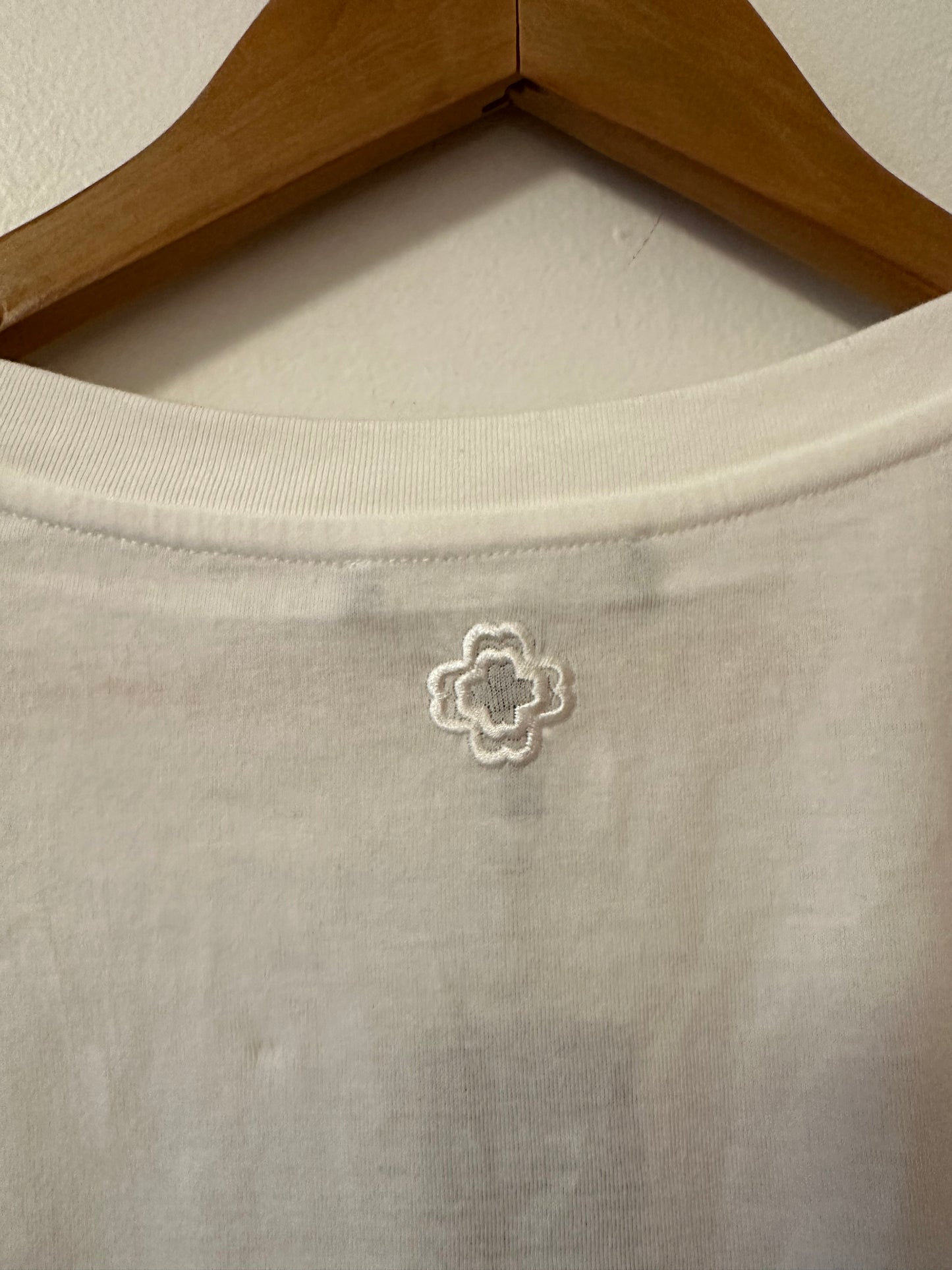 NWT Maje Cotton Short Sleeve Ribbon “Paris” T-Shirt | Size 3 (Large)