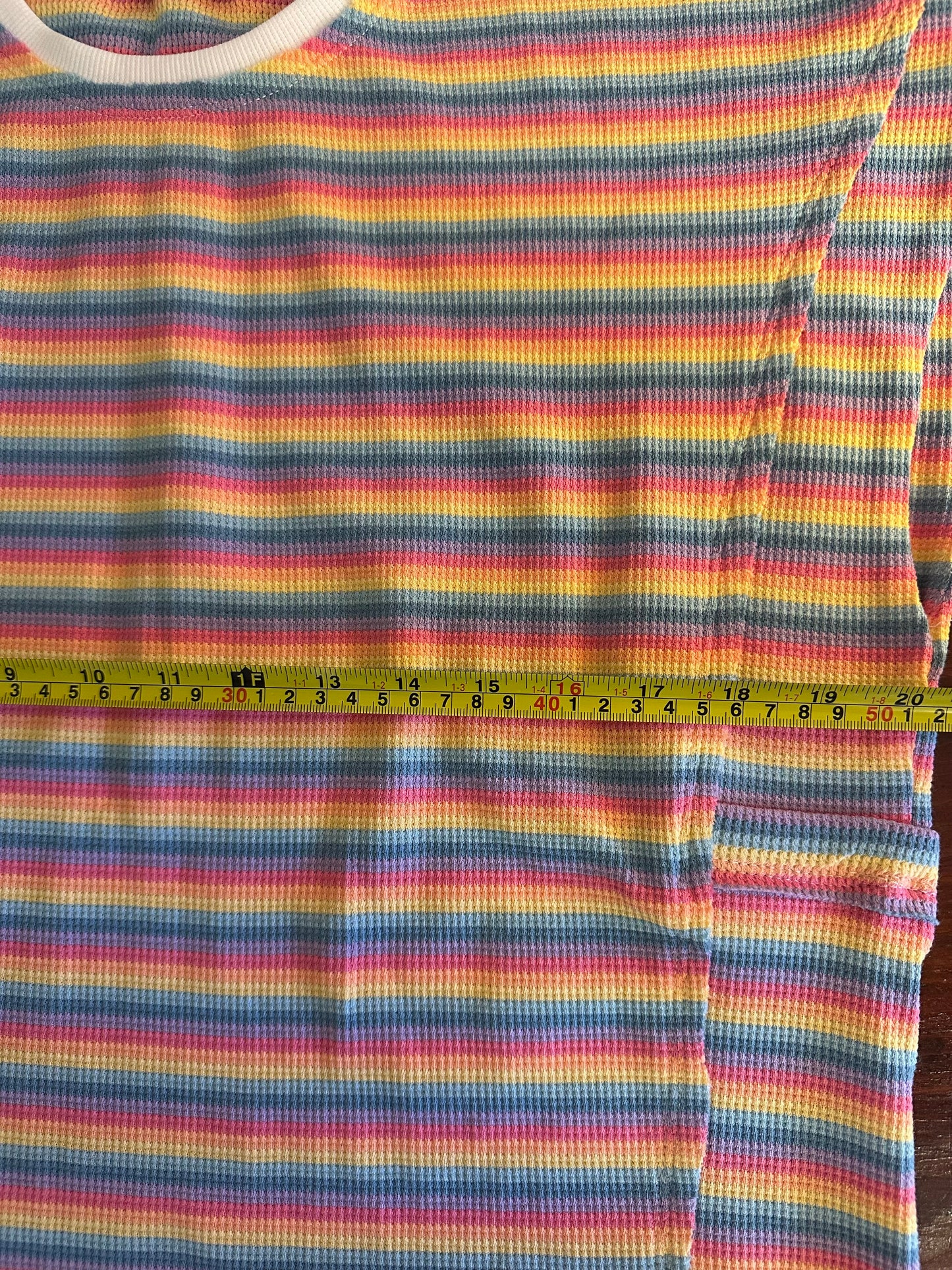 Adeline Clothing Colorful Striped Women's Top - Size Medium