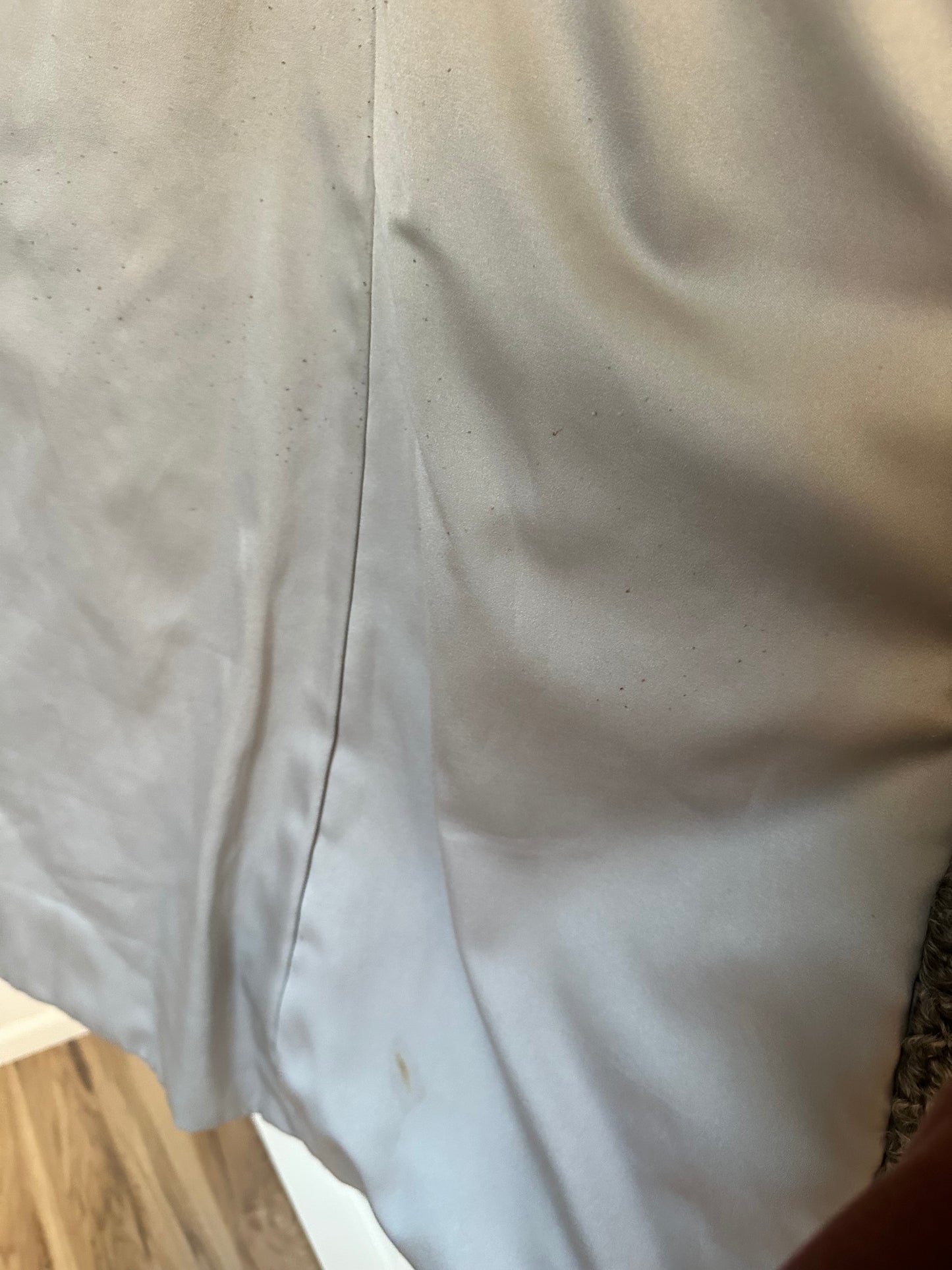 Vintage Gray Lamb and Mink Fur Women's Coat