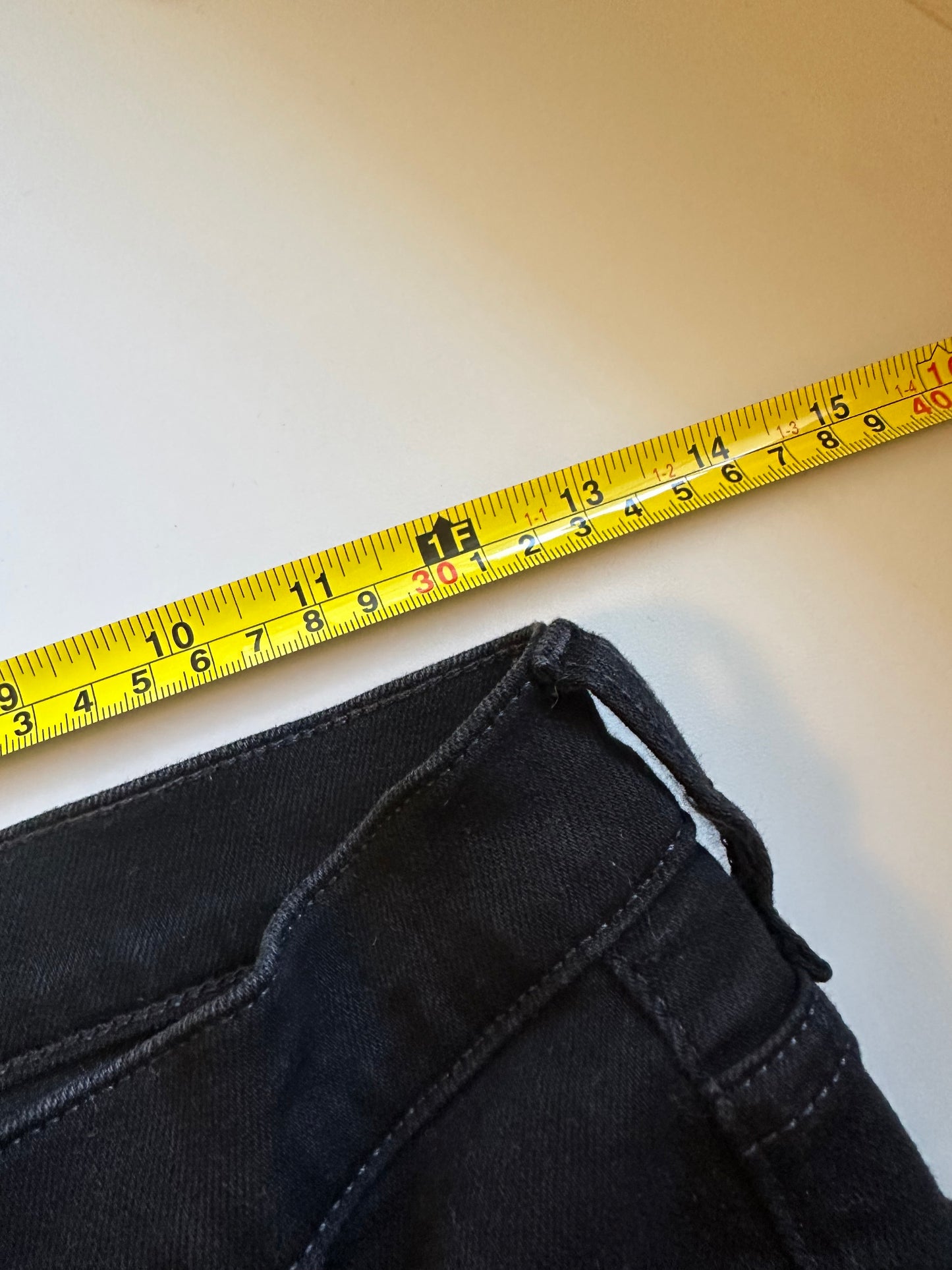 J. Crew High Rise Black Stovepipe Exposed Button Fly Jeans | Size 26