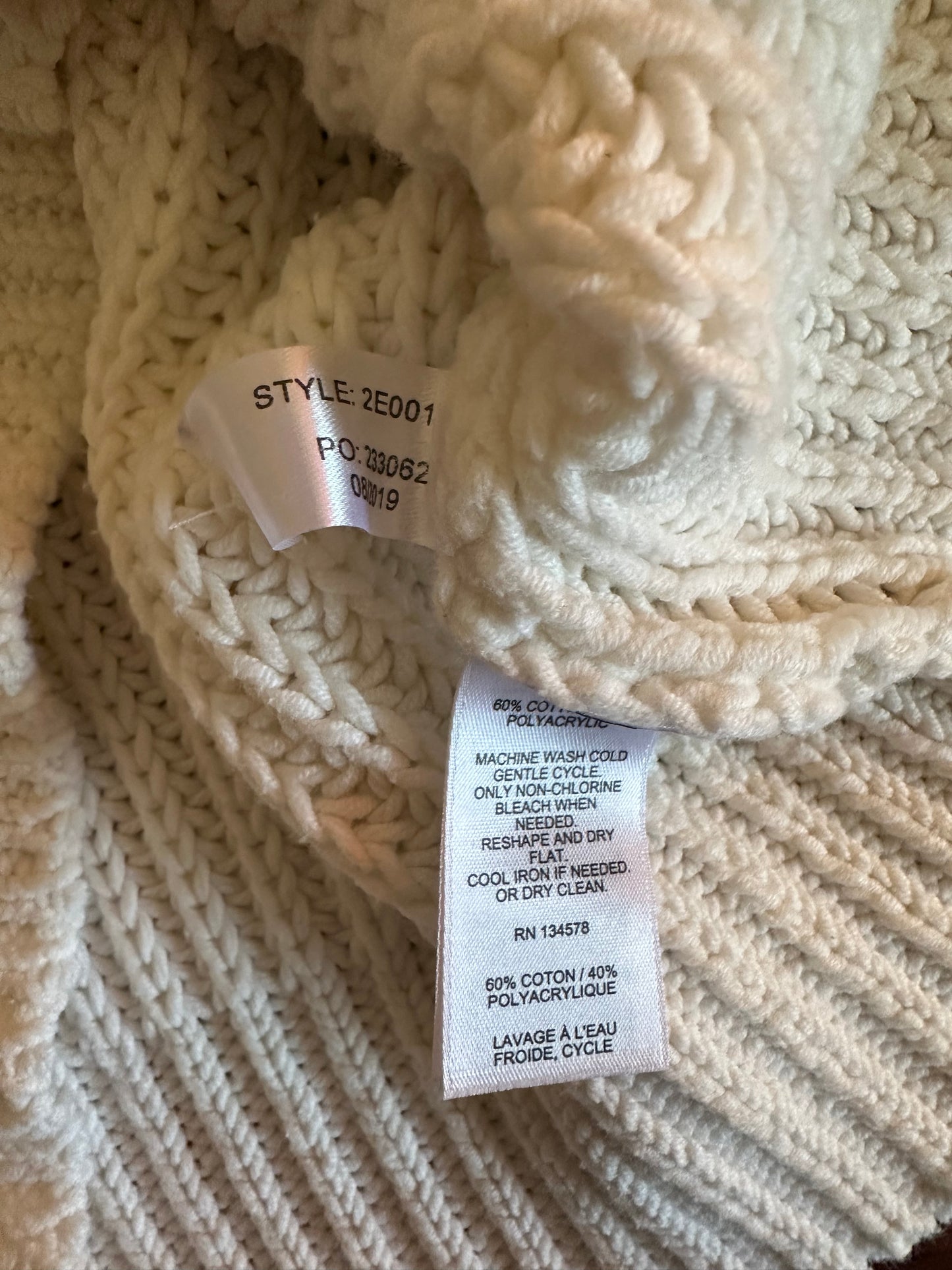 Vineyard Vines Relaxed Rib Sweater Size XS