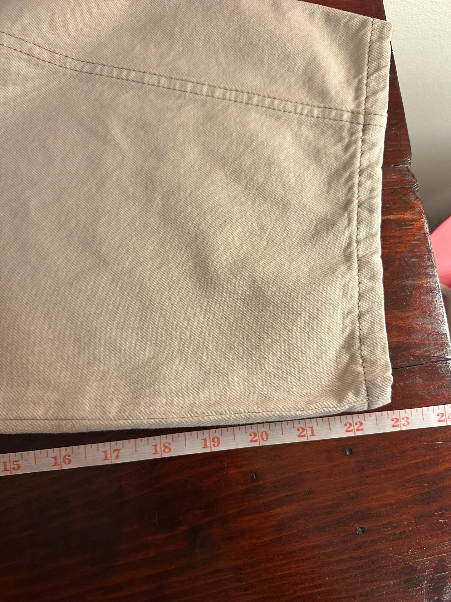 NWT We The Free Good Luck Mid Rise Barrel Jeans in Milk Size 27 Short