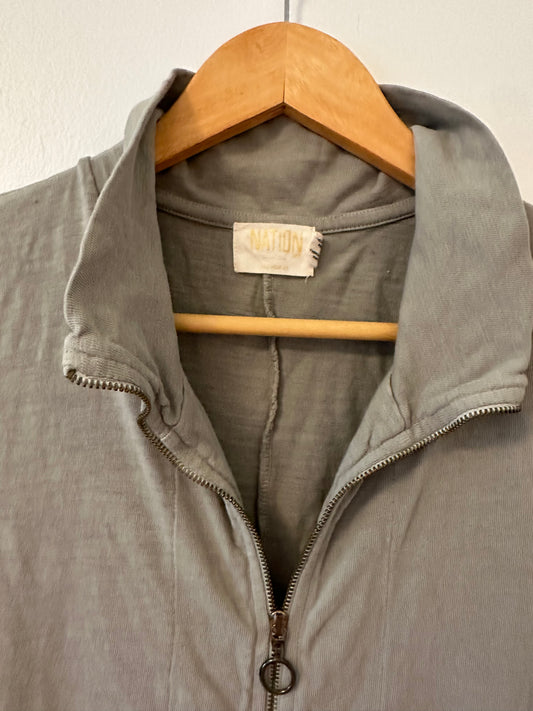 Nation LTD Gray Short Sleeve Romper - Size Small