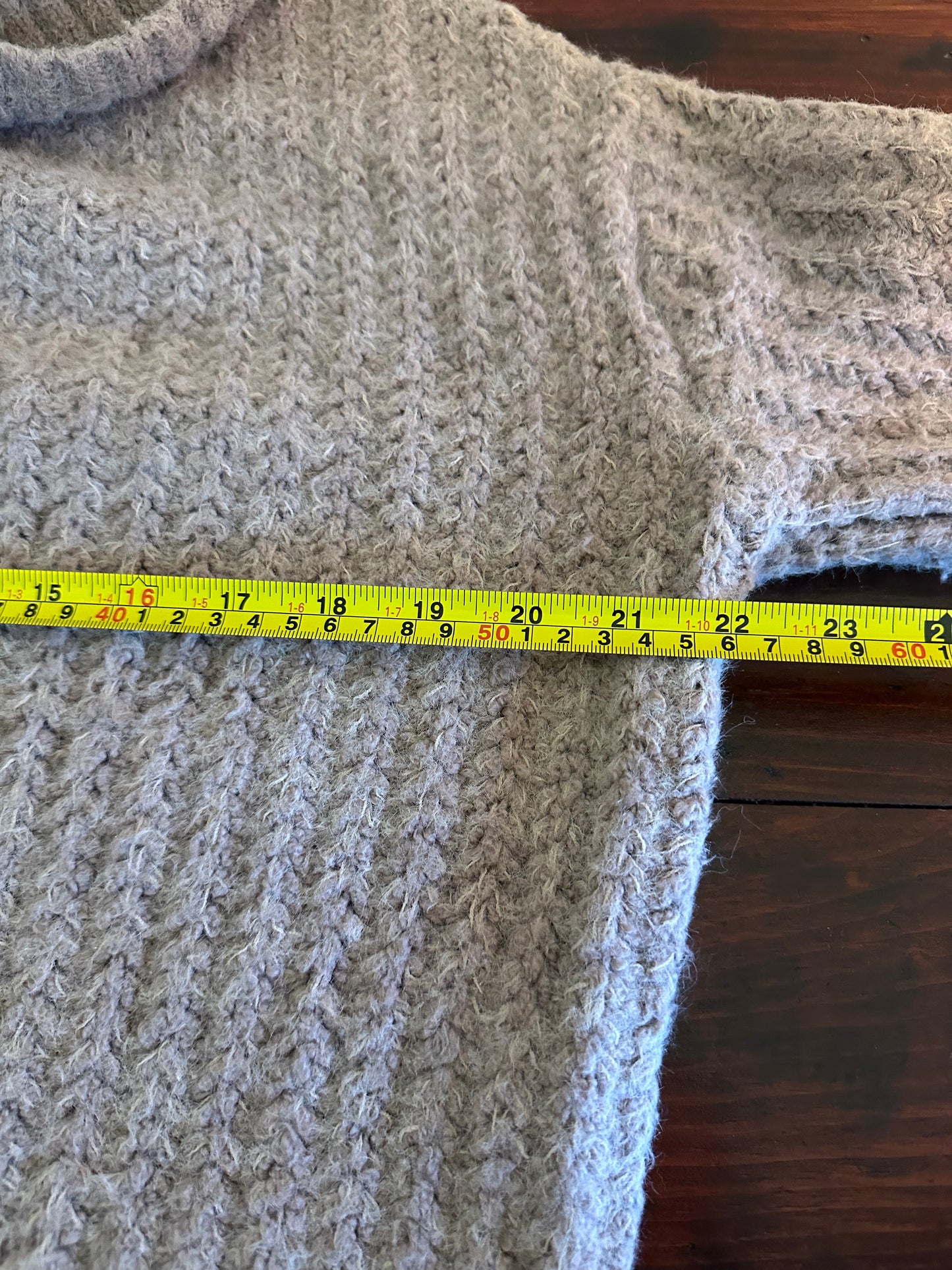 Anthropologie Maeve Cowl Turtleneck Sweater in Rose - Size Medium