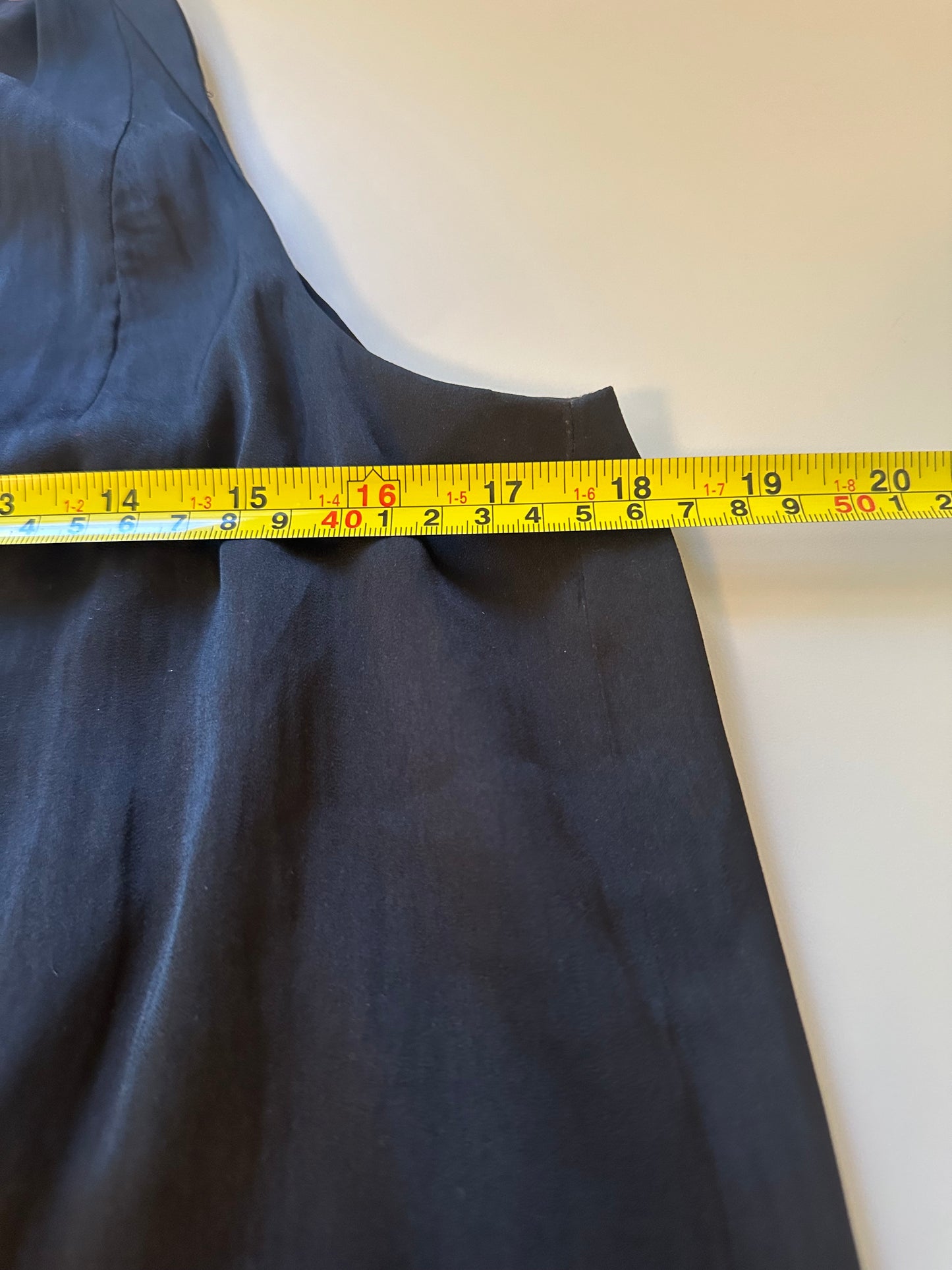 Tart Black Draped Wrap Tank Top | Size Small