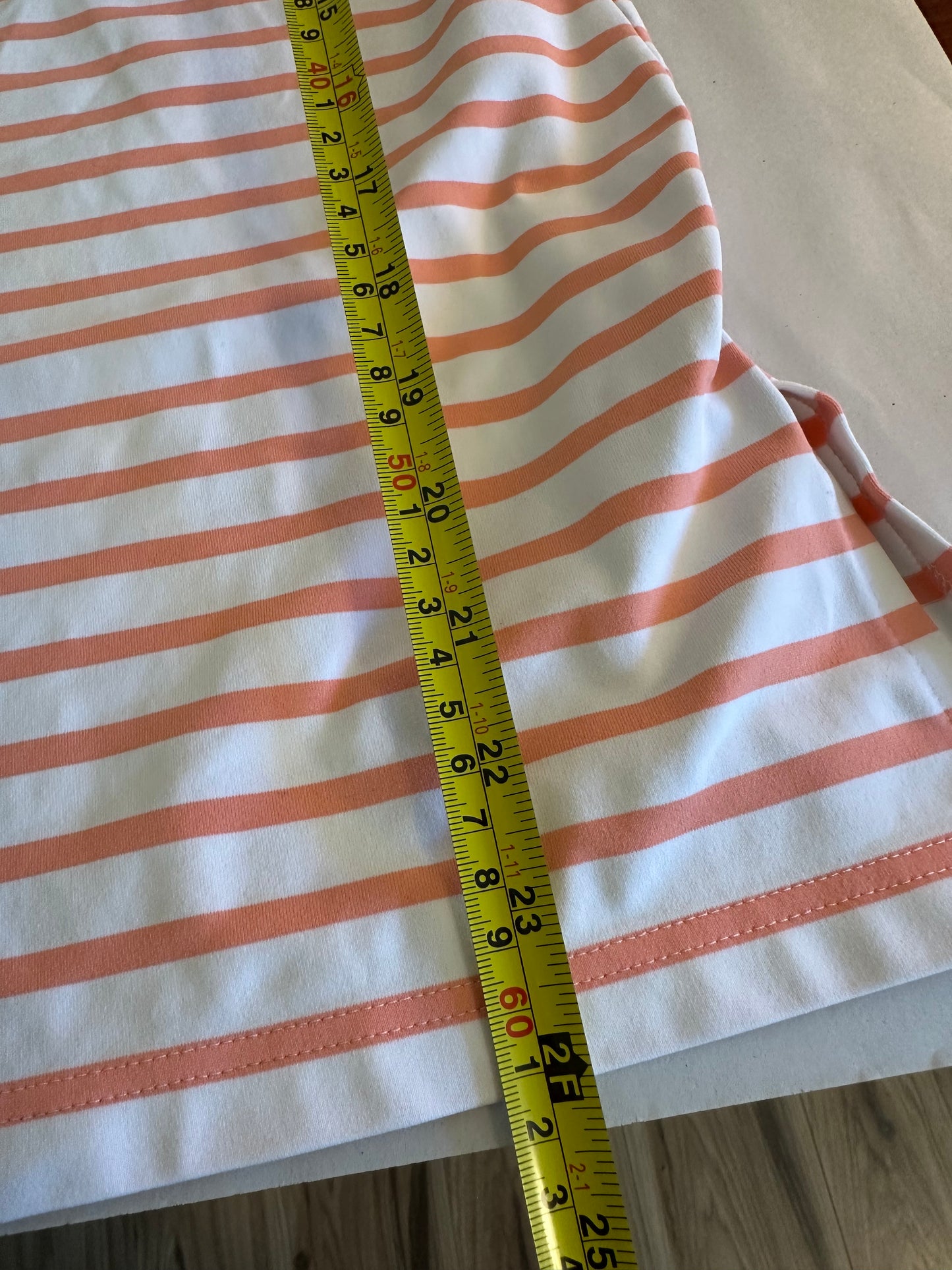 Saint James Phare Boat Neck Striped Tunic with Slits - Size 10