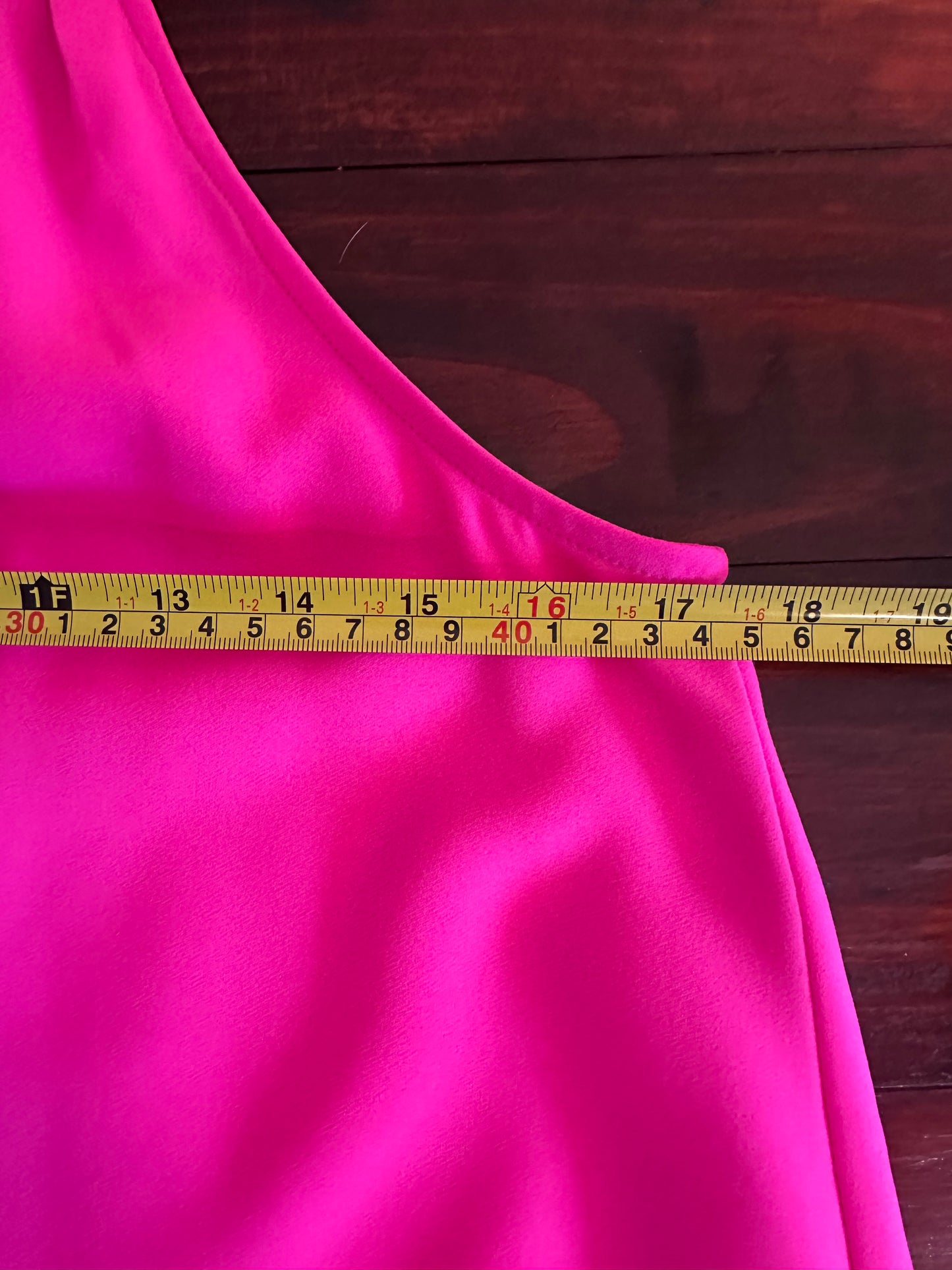 Very J Bright Pink Halter Mini Dress - Size Medium