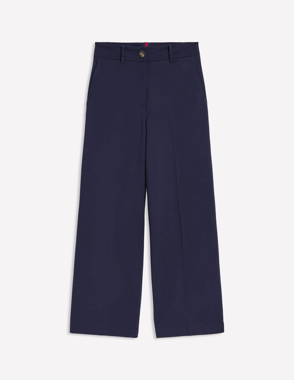 Boden Wide-Leg Ponte Pants in Navy | Size 12P