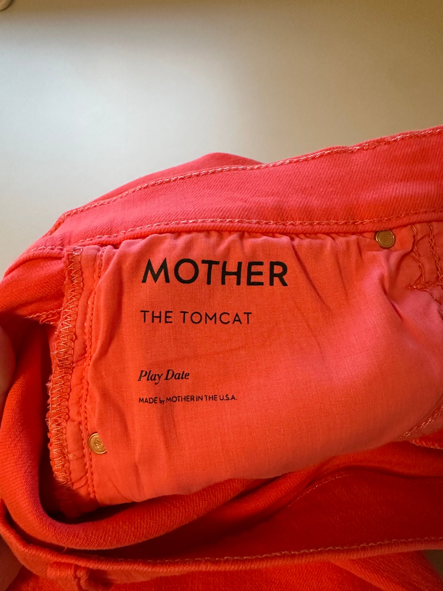 NWT MOTHER The Tomcat Jeans in Playdate | Size 28