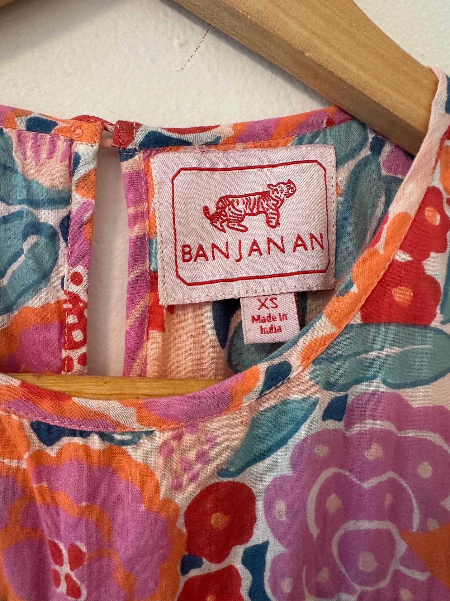 Banjanan Iris Midi Dress in Bloomsberry Dawn - Size XS