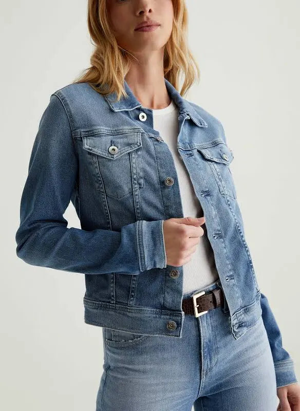 AG Jeans Robyn Blue Denim Jacket - Size Large