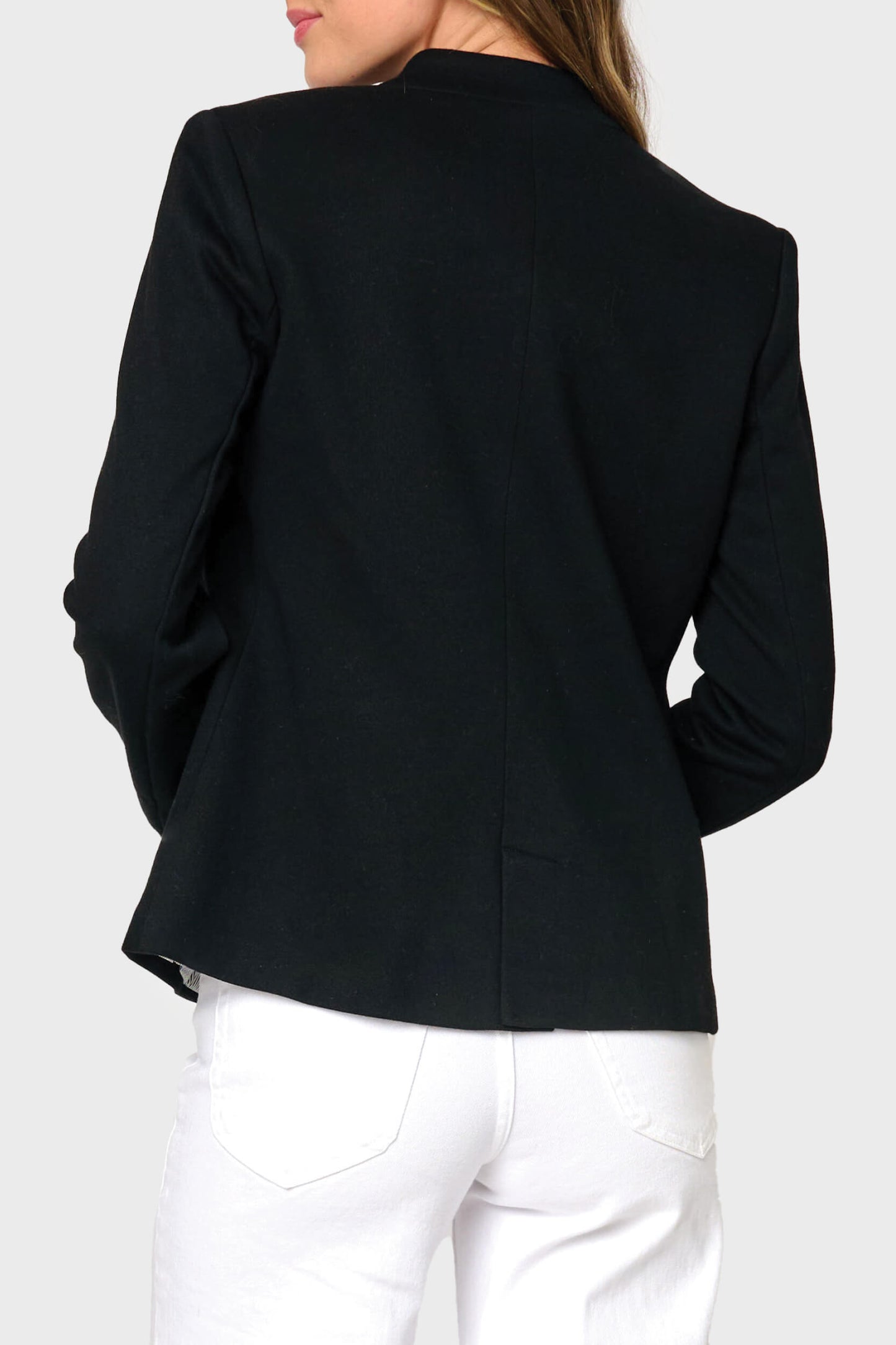 Gibson Women's Notch Collar Black Blazer | Size XL