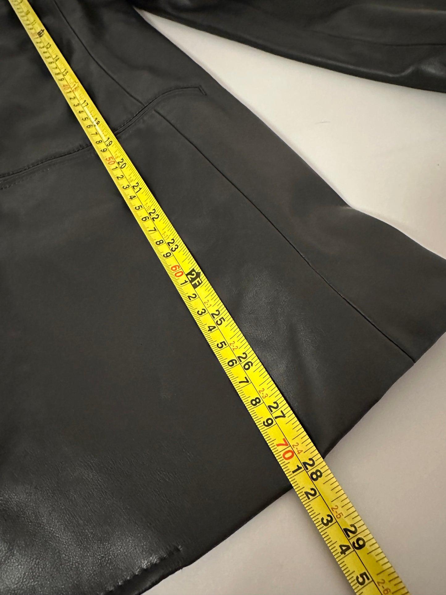 GAP Women's Vintage Black Leather Blazer Jacket | Size Medium