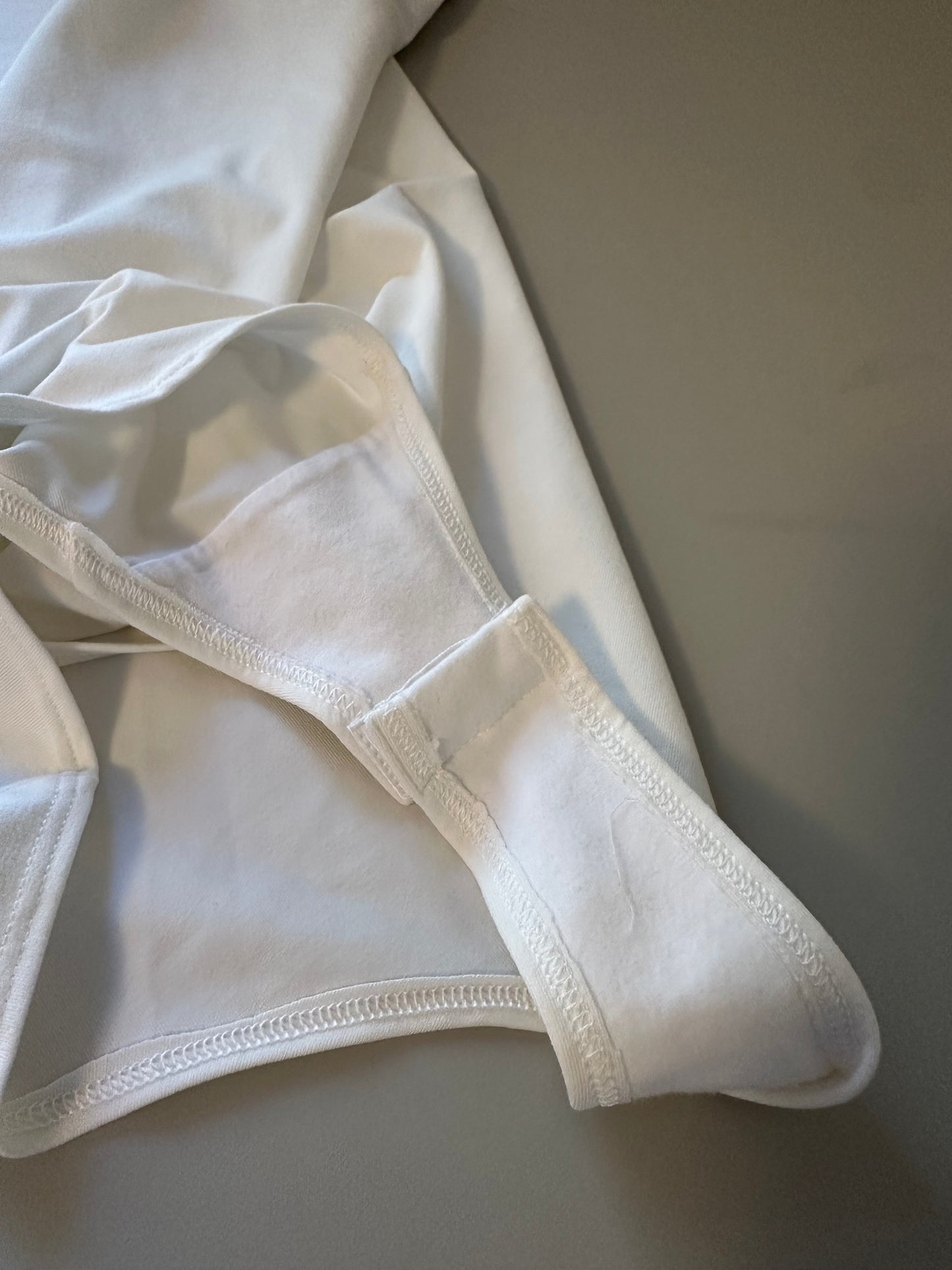 SPANX White Smoothing Soft Bodysuit | Size Large