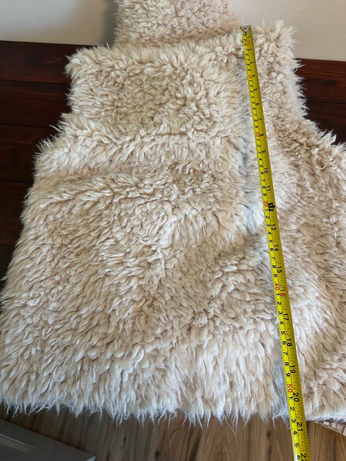 BB Dakota Steve Madden Faux Fur Fleece Open Front Vest - Size XS
