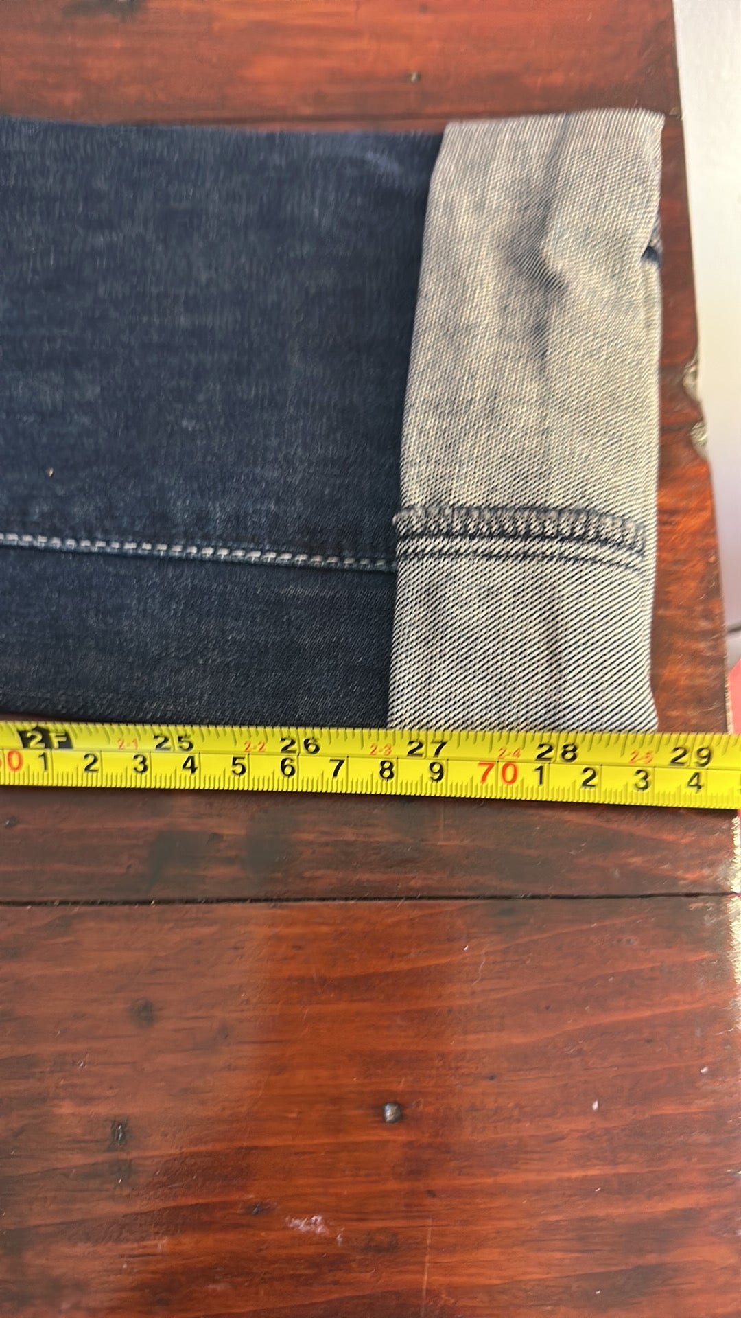 DL1961 Women's Dark Blue Grace High Rise Straight Leg Ankle Jeans - Size 27