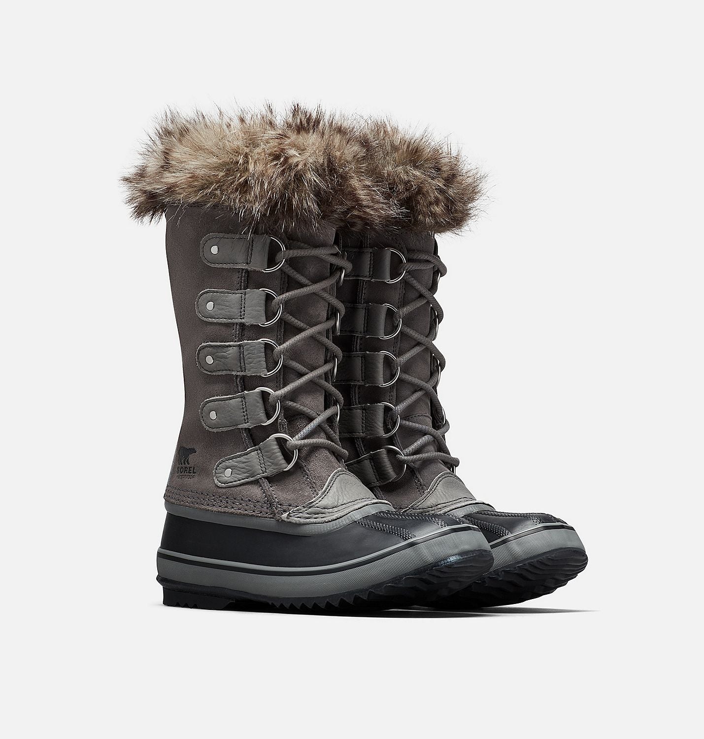 Sorel JOAN OF ARCTIC™ Women's Waterproof Boot in Quarry and Black | Size 7.5