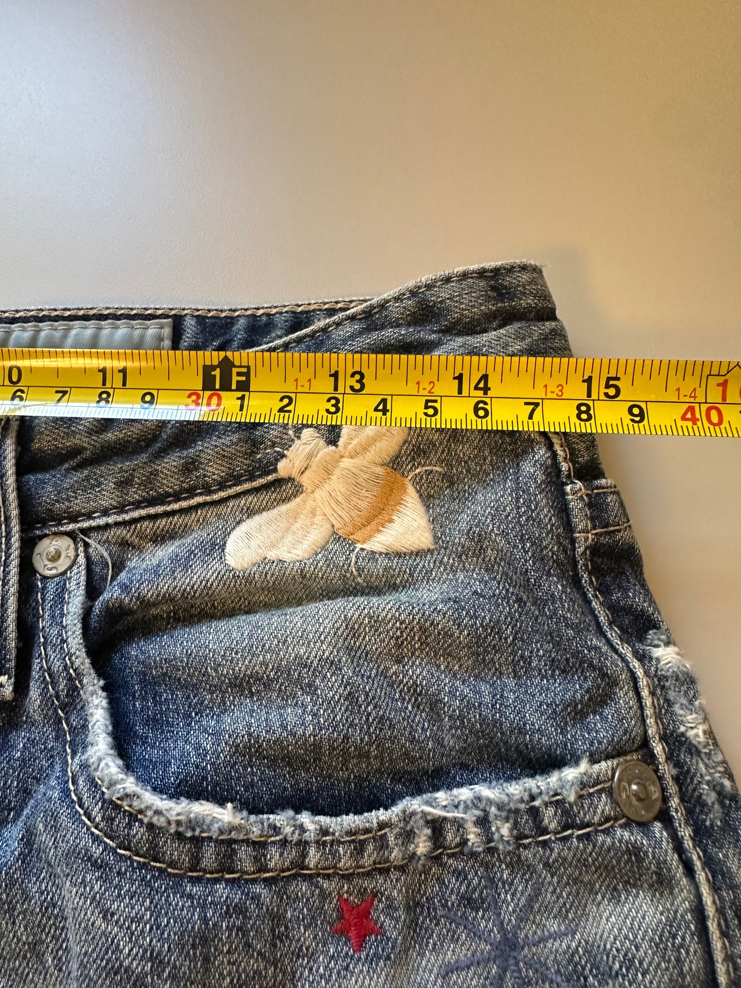 AG Adriano Goldschmied Phoebe in 23 Years Woven Dreams Embroidered Jeans