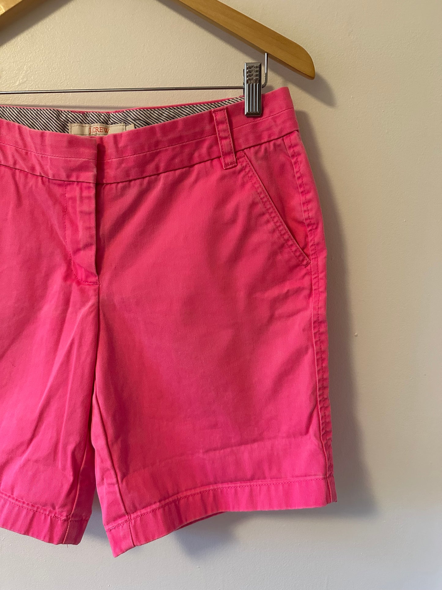J. Crew Bright Pink Women's Chino Shorts | Size 6