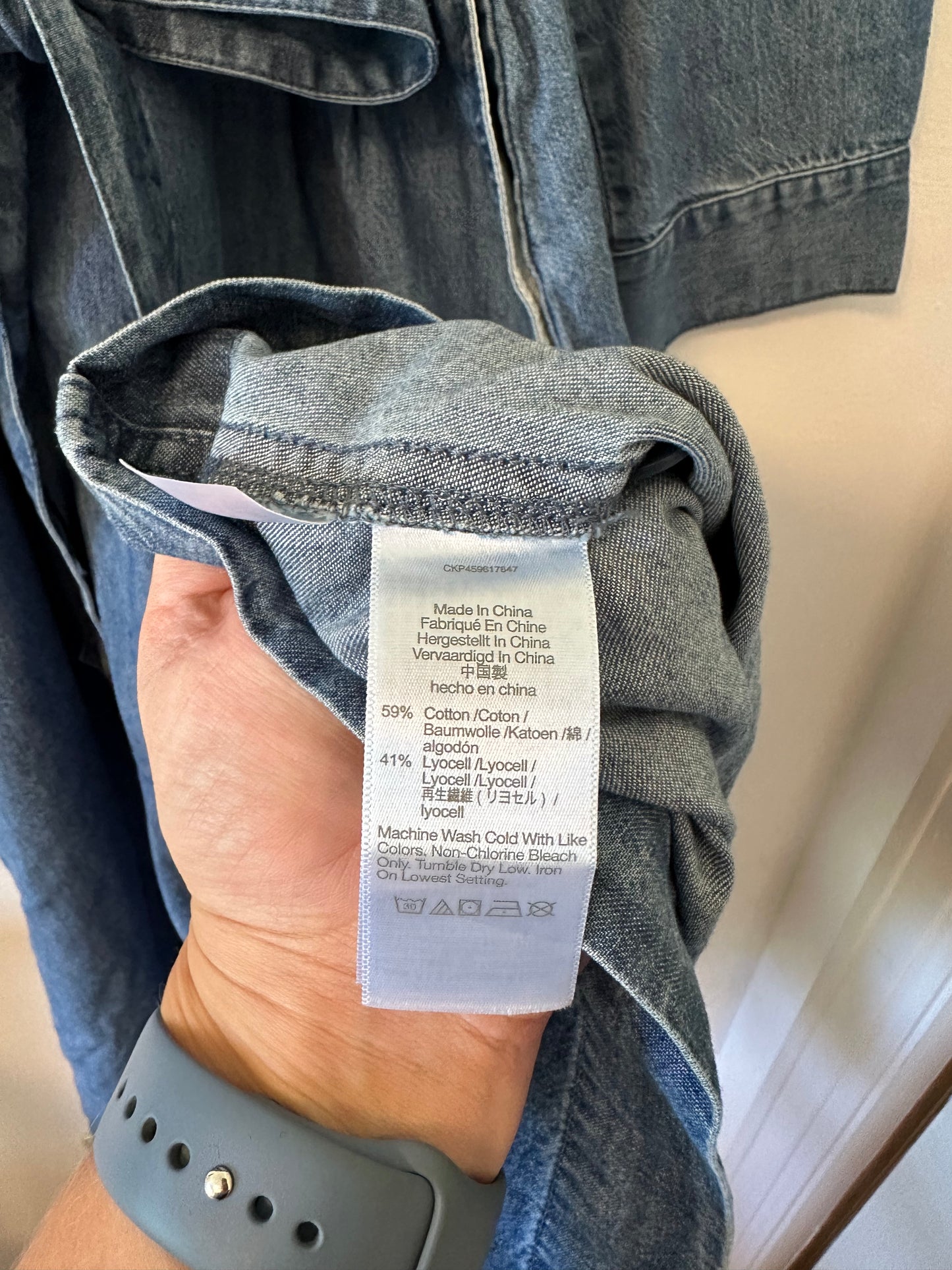 NWT Madewell Tie-Waist Shirtdress: TENCEL™ Denim Edition - Size 10