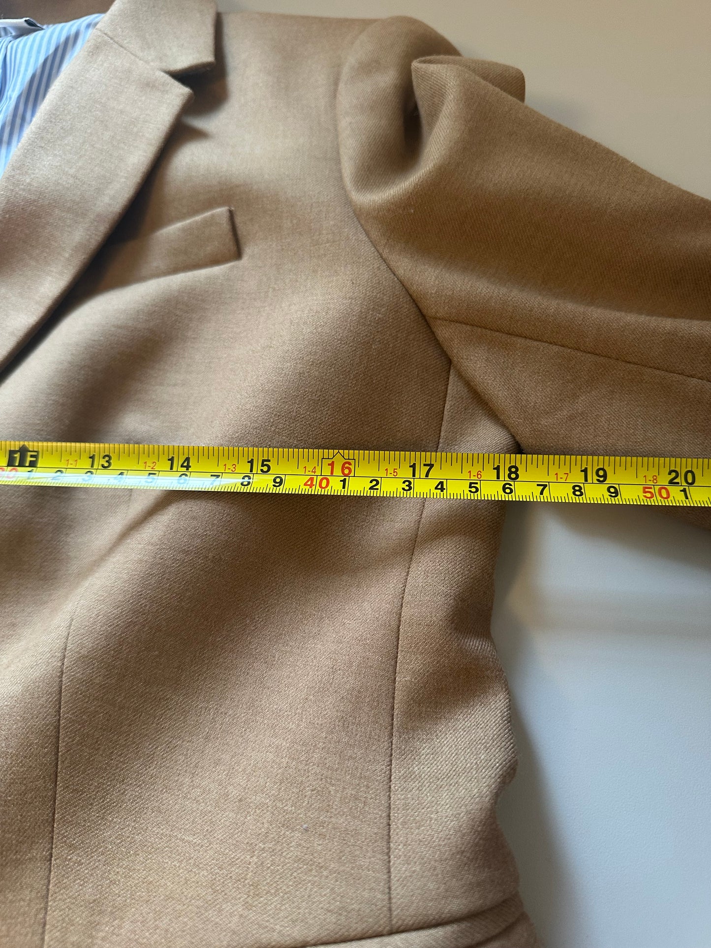 J. Crew Women’s Tan Wool Blend Boy Blazer | Size 8