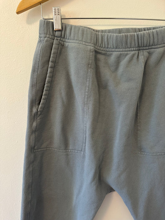 Niki Lotan Harem Leg Blue Sweatpants Size Small