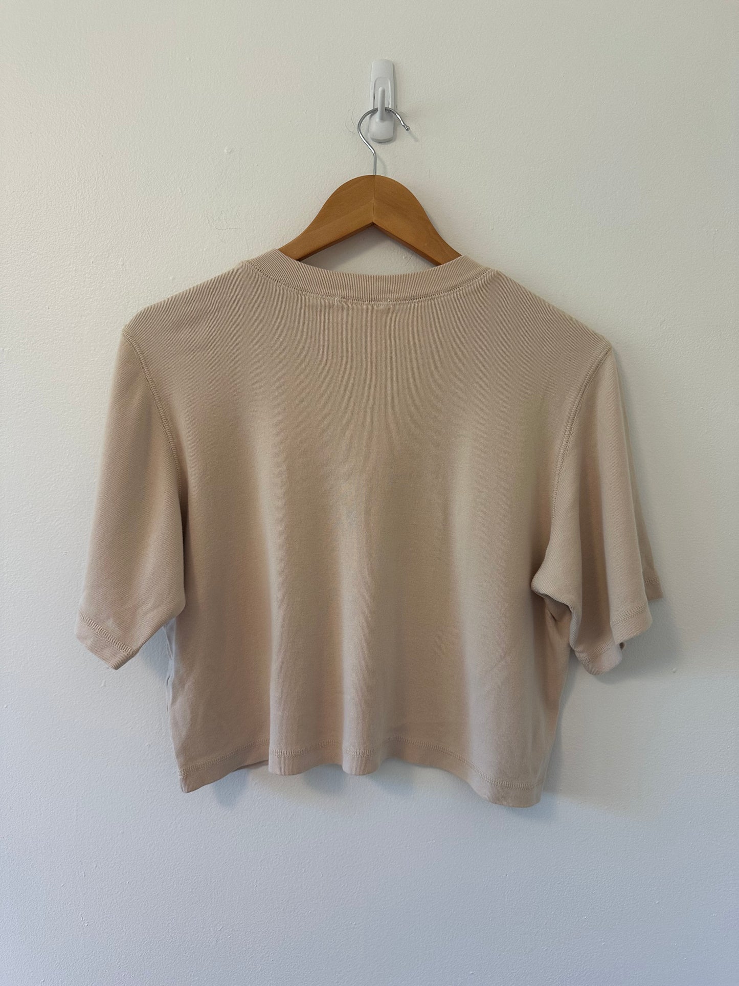 Michael Stars Neutral Beige Women's Cropped Top - One Size