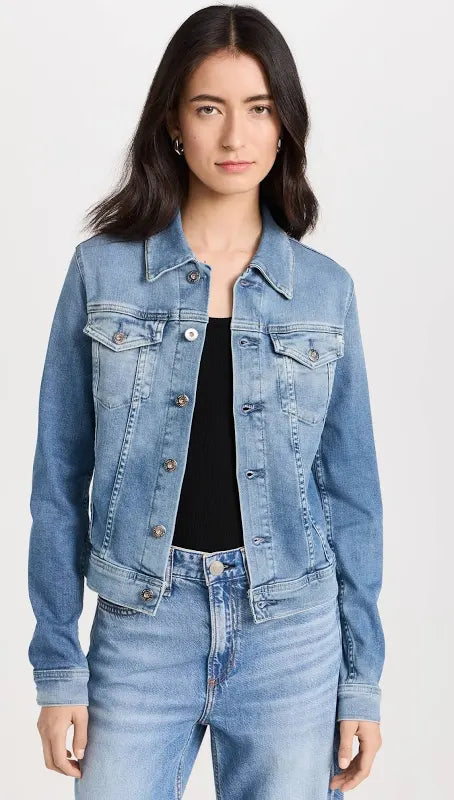AG Jeans Robyn Blue Denim Jacket - Size Large