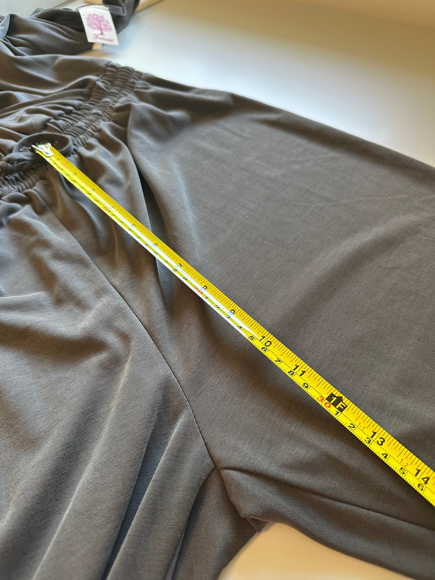 Freeloader Charcoal Gray Jumpsuit with Wrap Style Top | Size Large
