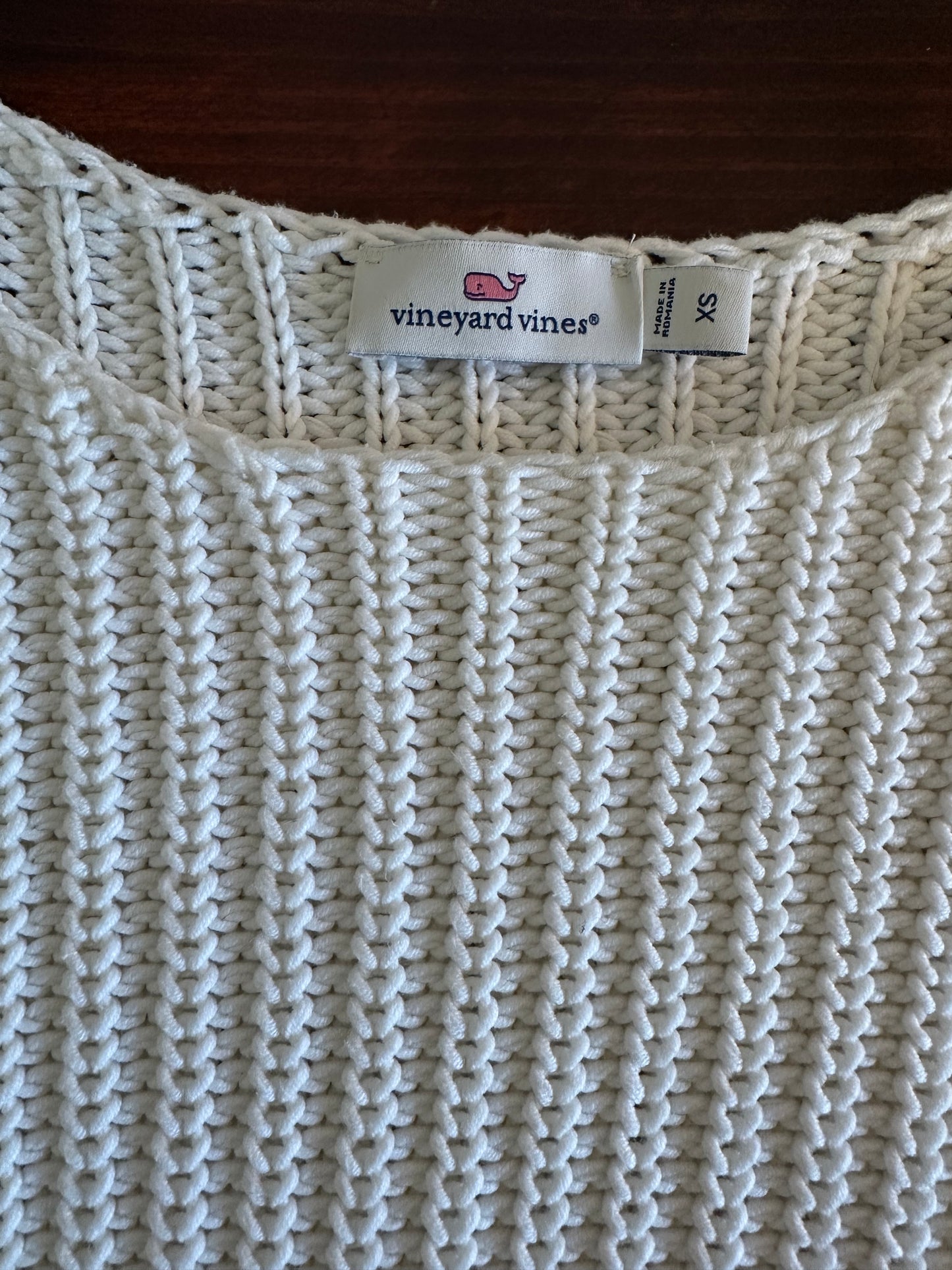 Vineyard Vines Relaxed Rib Sweater Size XS