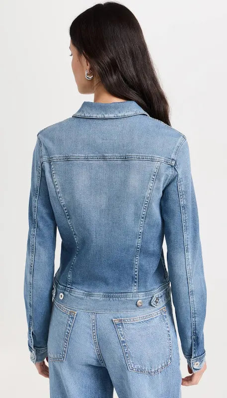 AG Jeans Robyn Blue Denim Jacket - Size Large