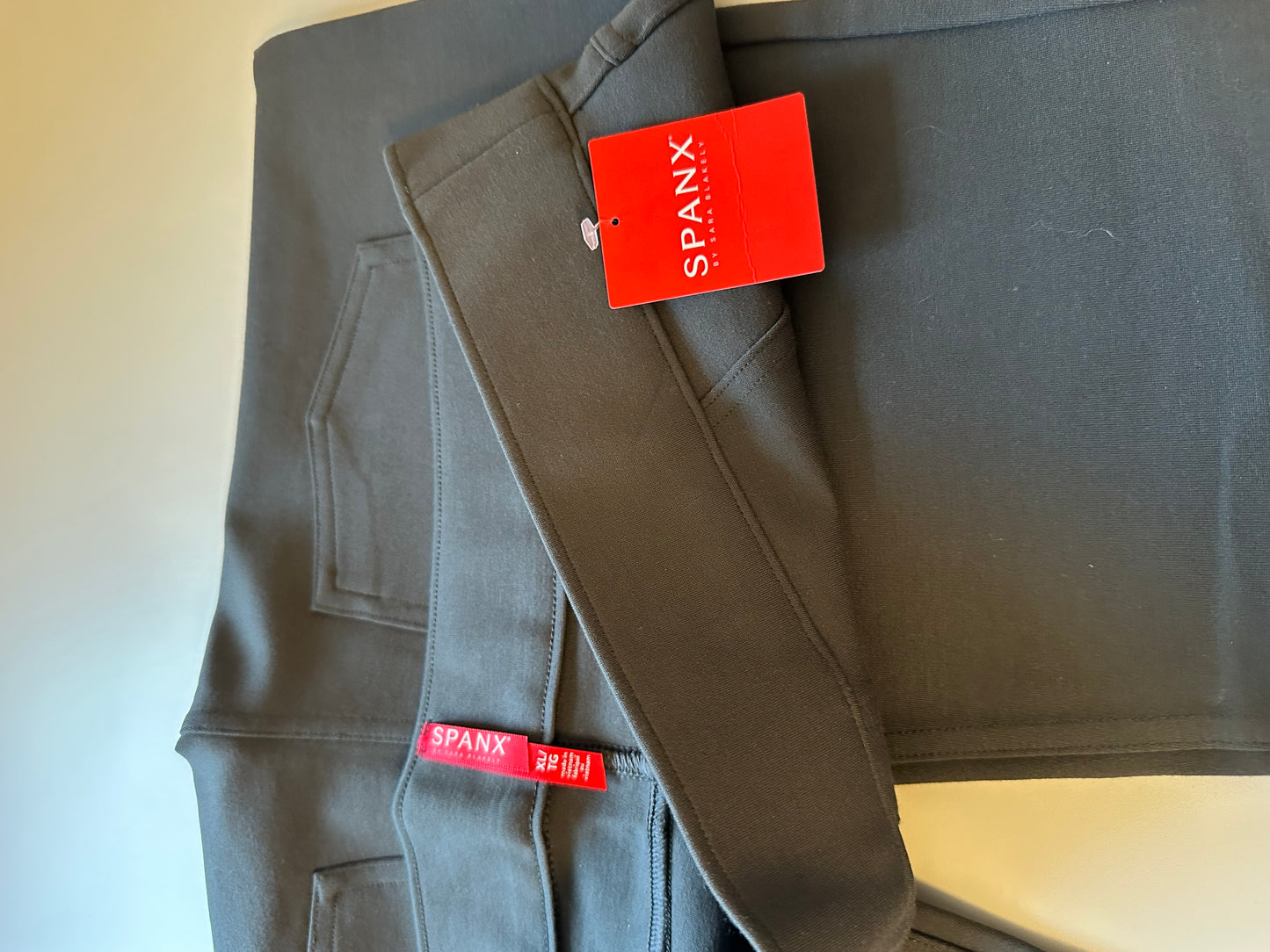 NWT SPANX Jean-ish Charcoal Gray Ankle Legging Jeans | Size XL