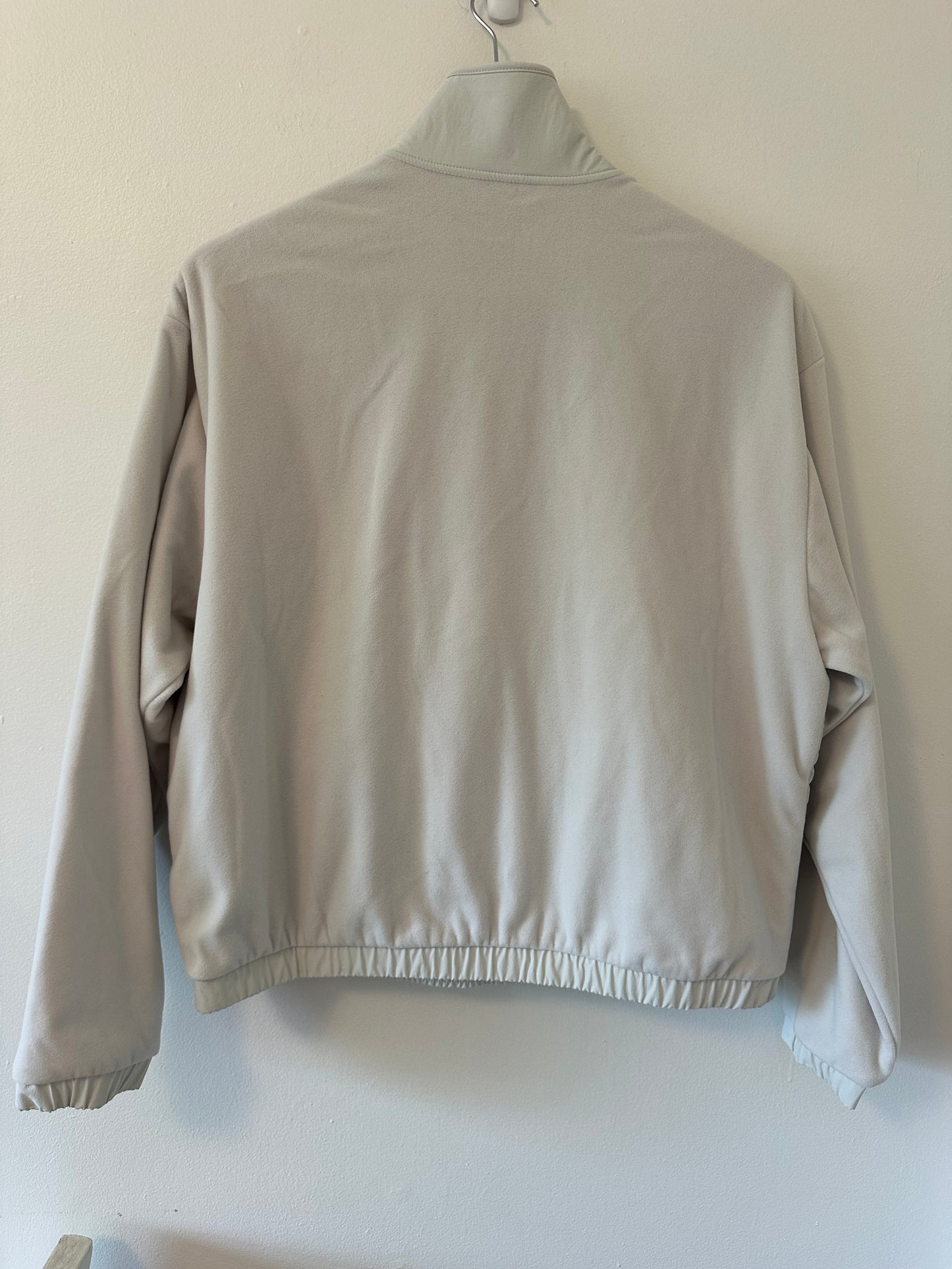 Vuori Aspen Half Zip Jacket in Salt - Size Small
