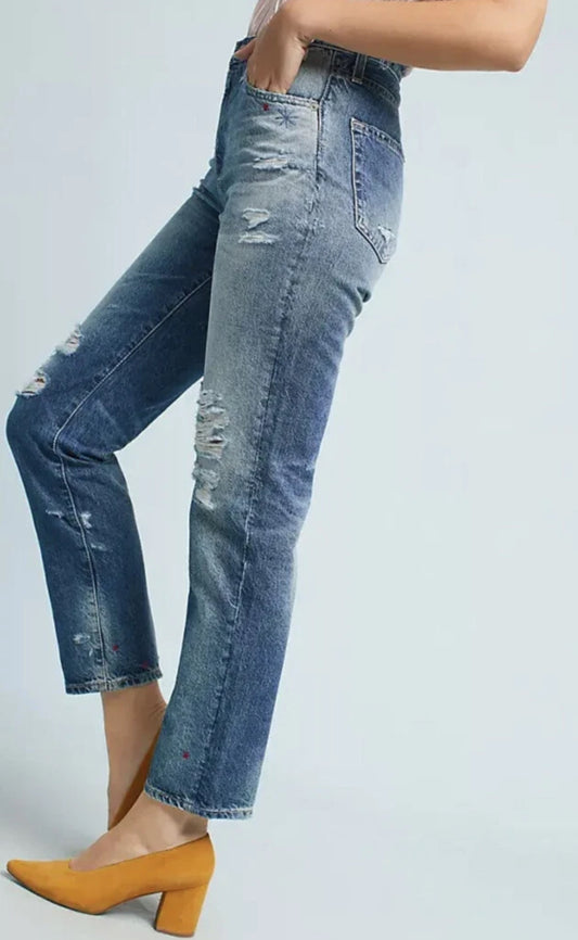 AG Adriano Goldschmied Phoebe in 23 Years Woven Dreams Embroidered Jeans