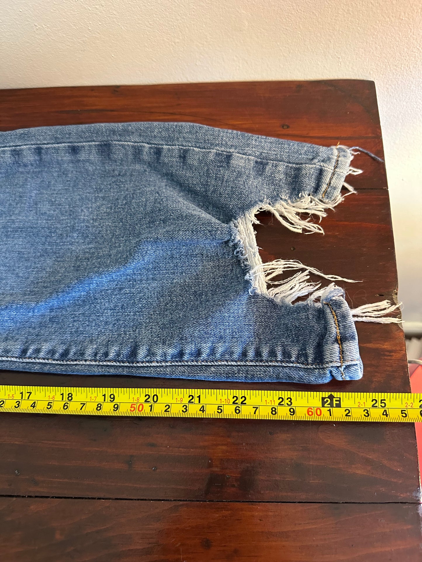 7 For All Mankind High Waist Slim Kick Leg Women's Blue Jeans - Size 30