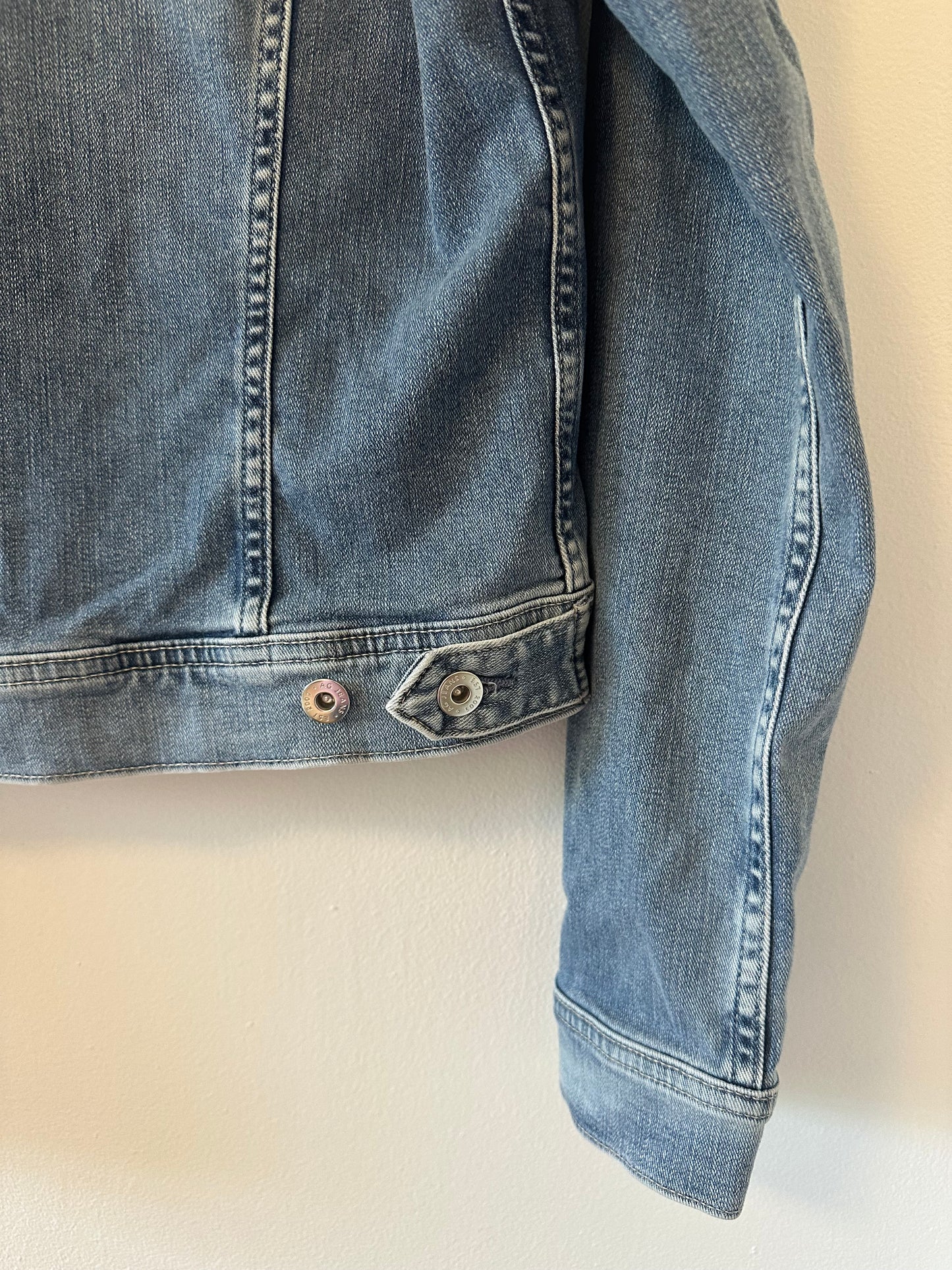 AG Jeans Robyn Blue Denim Jacket - Size Large