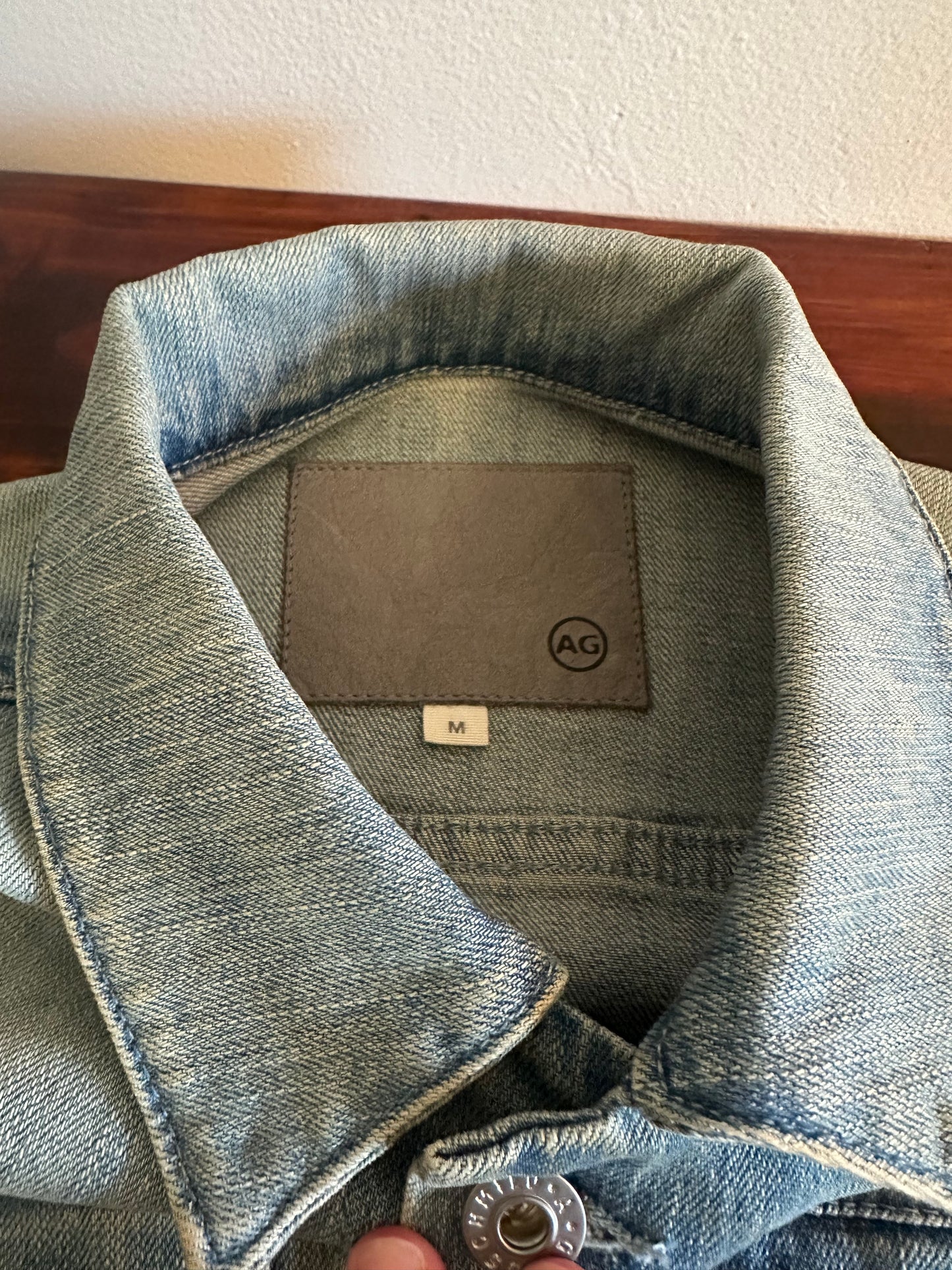 AG Jeans Classic Blue Denim Jacket - Size Medium