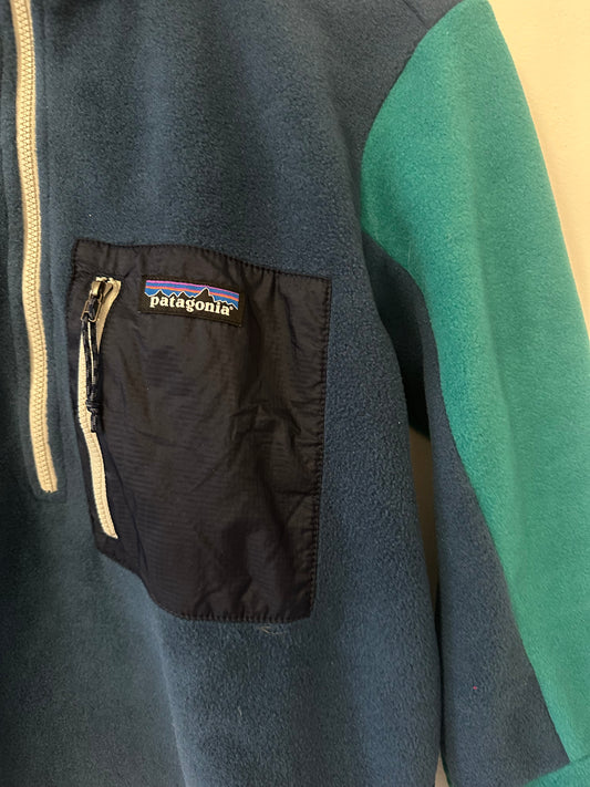 Patagonia Women's Microdini 1/2-Zip Fleece Pullover in Tidepool Blue | Size XS
