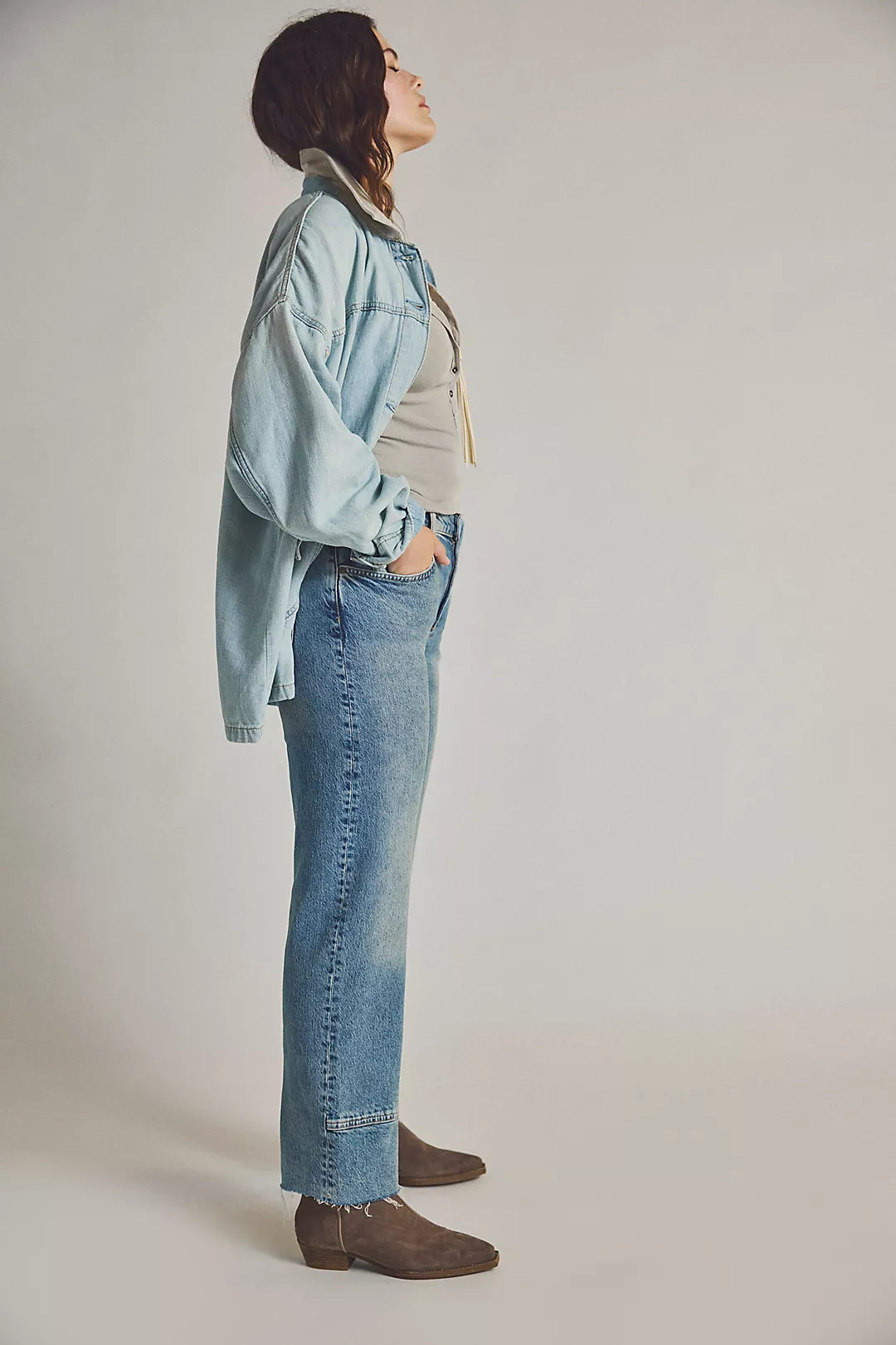 We The Free Risk Taker Mid-Rise Jeans in Mantra - Size 26