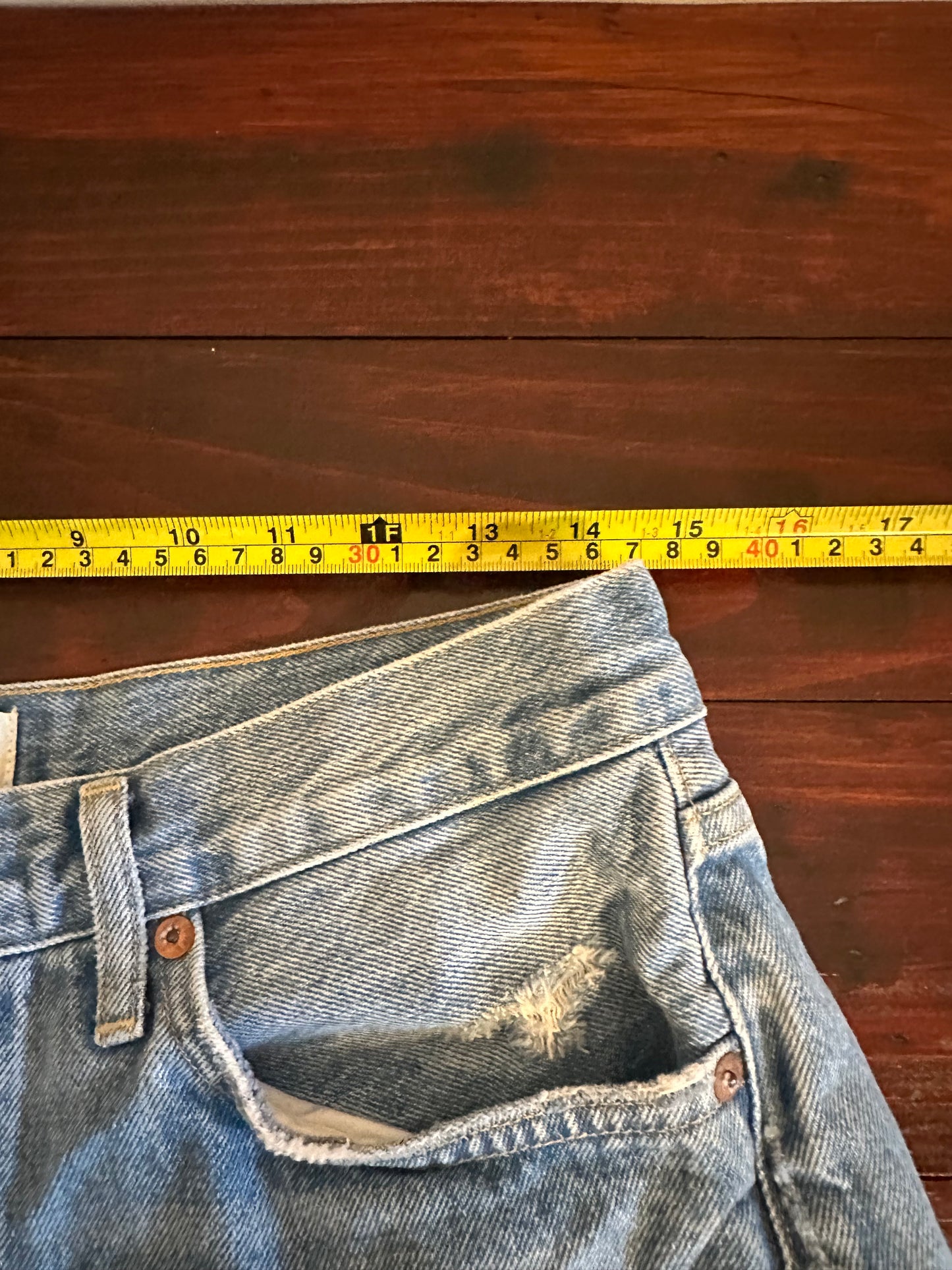 Agolde Parker Distressed Denim Shorts - Size 28