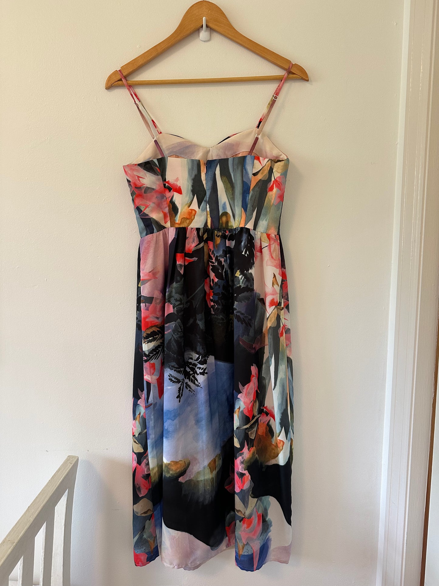 Anthropologie X Corey Lynn Carter Daybreak Floral Midi Dress Women Size 2
