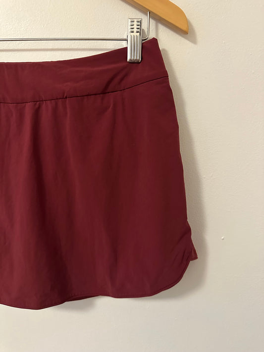 Outdoor Voices Burgundy Athletic Skort | Size Small