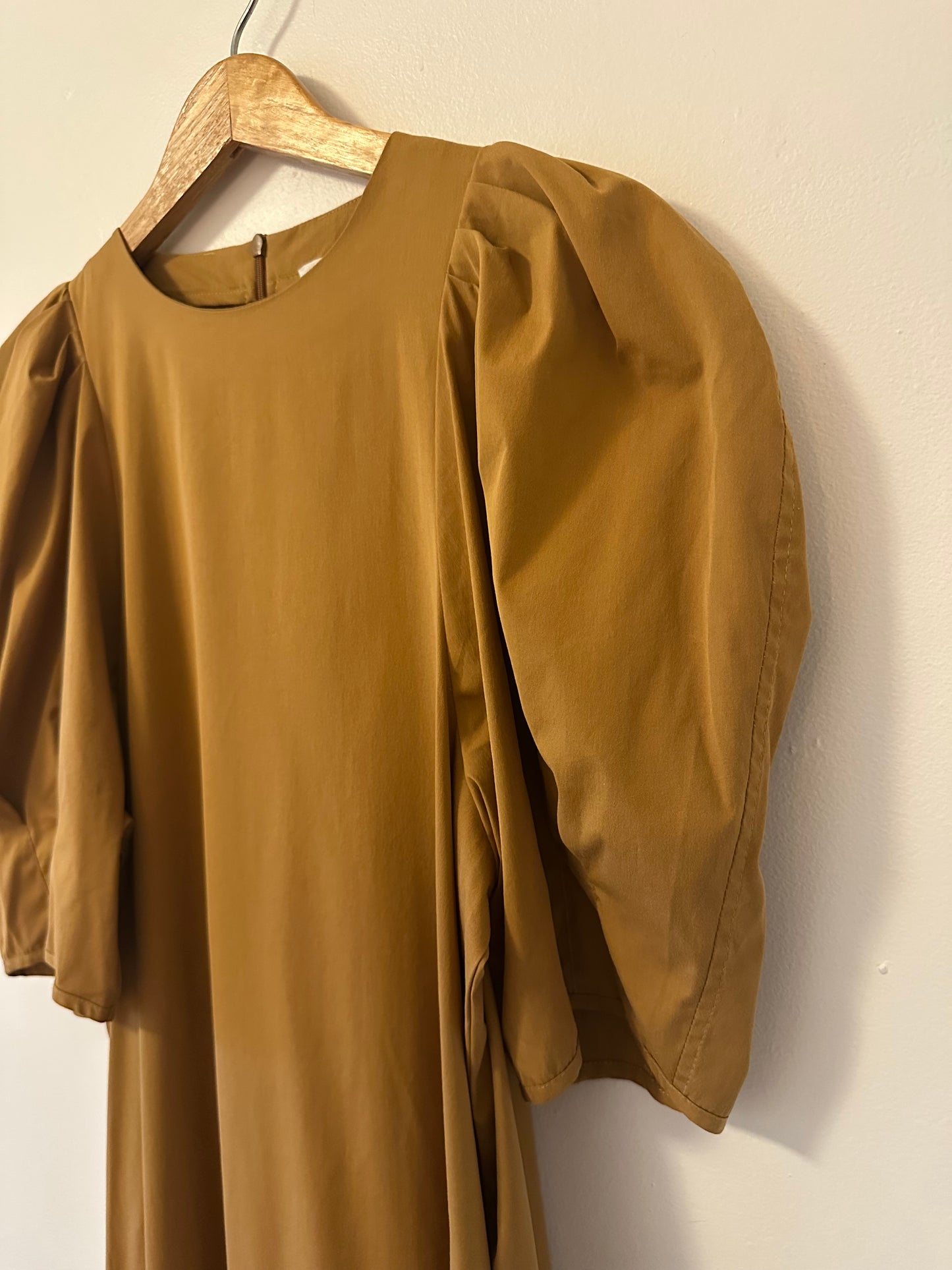 Mr. Larkin Molly Puff Sleeve Modern Weaving Dress in Sierra | Size Small