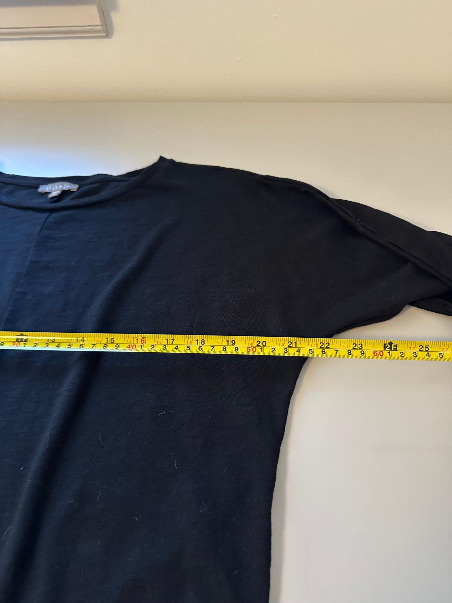 Lilla P Black Dolman Sleeve Tee | Size Small