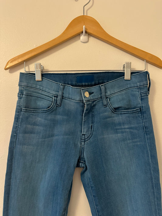 Koral Women's Blue Flared Stretch Jeans - Size 27