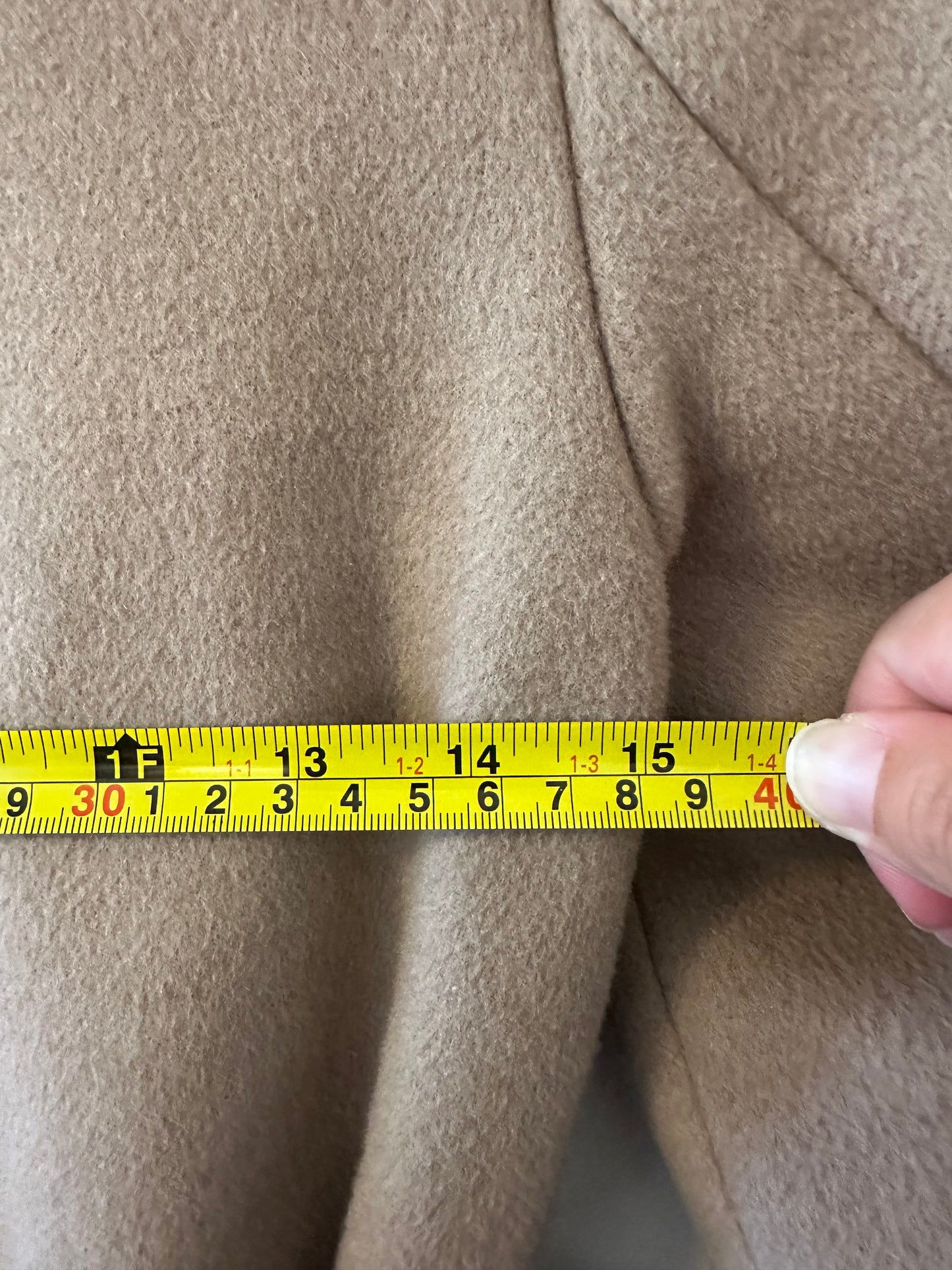 Soia & Kyo Classic Beige Wool Blend Trench Coat | Size XS