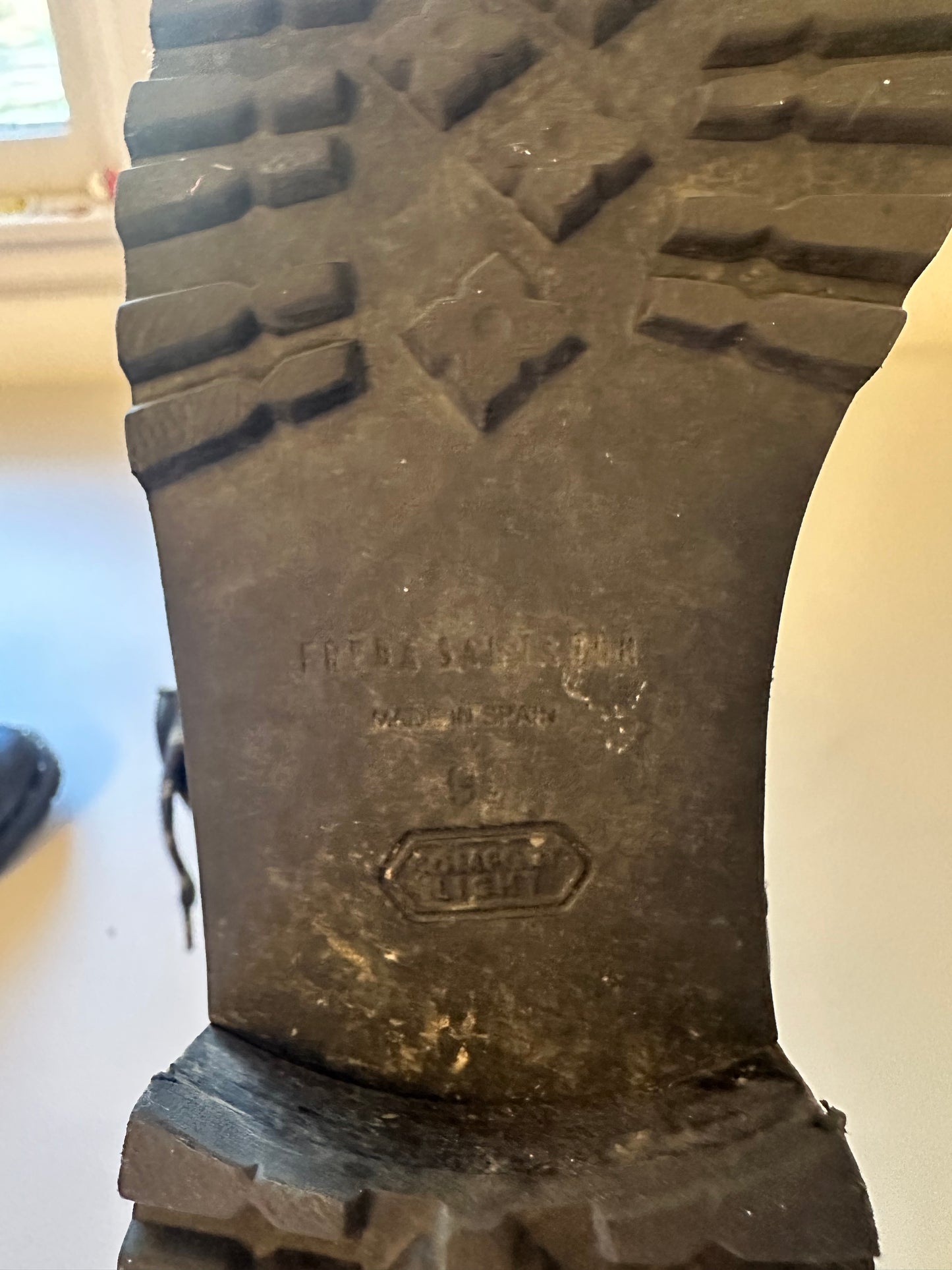 Freda Salvador Black Leather Shearling Lined Lace zip Hiking Combat Boots
