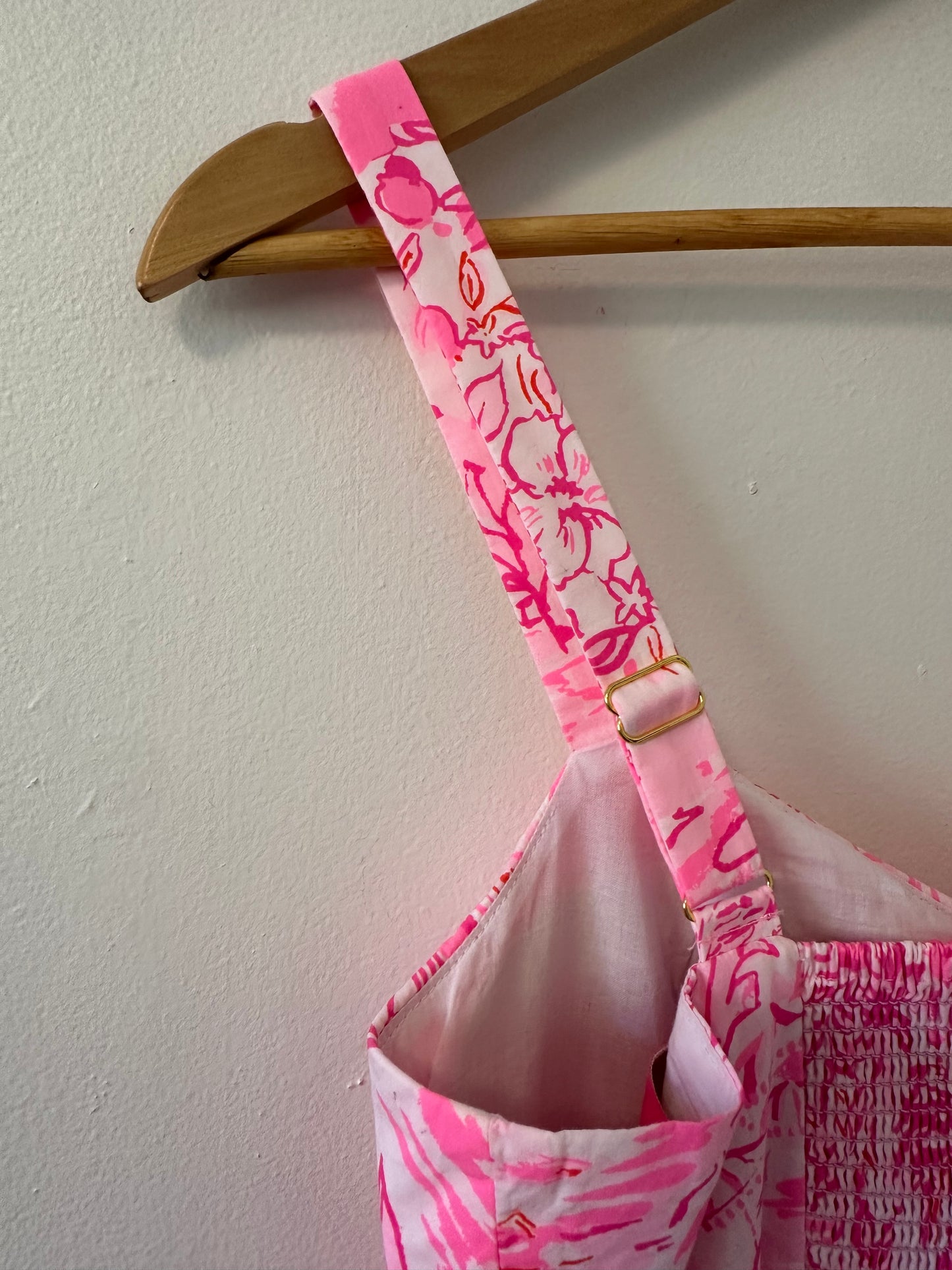 Lilly Pulitzer Azora Pink Floral Empire Waist Sundress | Size 6